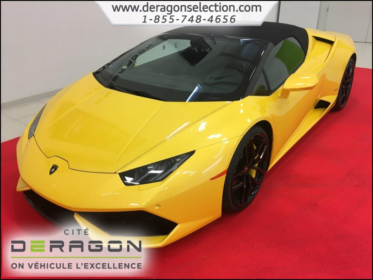 Used 2017 Lamborghini Huracan Spyder Lp-610-4 5.2l for sale in Cowansville, QC
