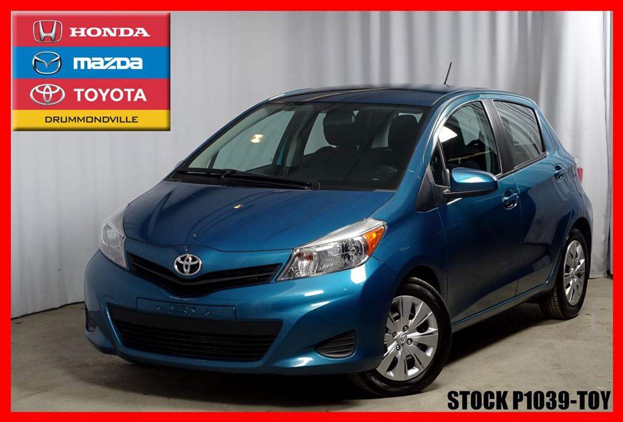 <a href=https://www.toyotadrummondville.com/occasion/Toyota-Yaris-2014.html>https://www.toyotadrummondville.com/occasion/Toyota-Yaris-2014.html</a>

Bluetooth, Vitres électriques, Cruise contrôle, Air climatisé, Doorlock, Port USB et Auxiliaire, Tapis protecteurs et bien plus encore !! (CE LE SE PREMIUM)    La Toyota Yaris est reconnu comme l`un des véhicule les plus robuste et économique dans le segment des compactes. Elle répondra a toutes vos attentes en ville comme sur autotroute.    Son moteur 4 cylindres 1.5 de 106Hp ne consomme de 5.9l au 100km WOW !!    --------------------------------------------------------------------------------------------------------------------------------    Tous nos véhicules sont minutieusement inspectés par nos techniciens certifiés et ils reçoivent un traitement esthétique des plus complet. Laissez à nos experts le soin de vous obtenir lapprobation de crédit qui correspondra à votre budget ! *RABAIS AU FINANCEMENT* (pour véhicule 2008 et plus).     De plus, obtenez un rapport Carproof et les informations relatives aux garanties de vote nouveau véhicule tout à fait gratuitement. Pour plus de détails, contactez un de nos représentants sans tarder ! Programmes de rétablissement de crédit disponibles. À noter ; la TPS, la TVQ et les frais du concessionnaire allant jusquà 299$ ne sont pas inclus automatiquement dans le prix affiché du véhicule. Les prix et paiements mensuels ne sont que des estimations et peuvent varier selon les taux dintérêts.     Visitez notre site complet au HTTPS://WWW.GROUPEMHT.COM/OCCASION/RECHERCHE.HTML pour plus de 250 véhicules doccasion disponible.