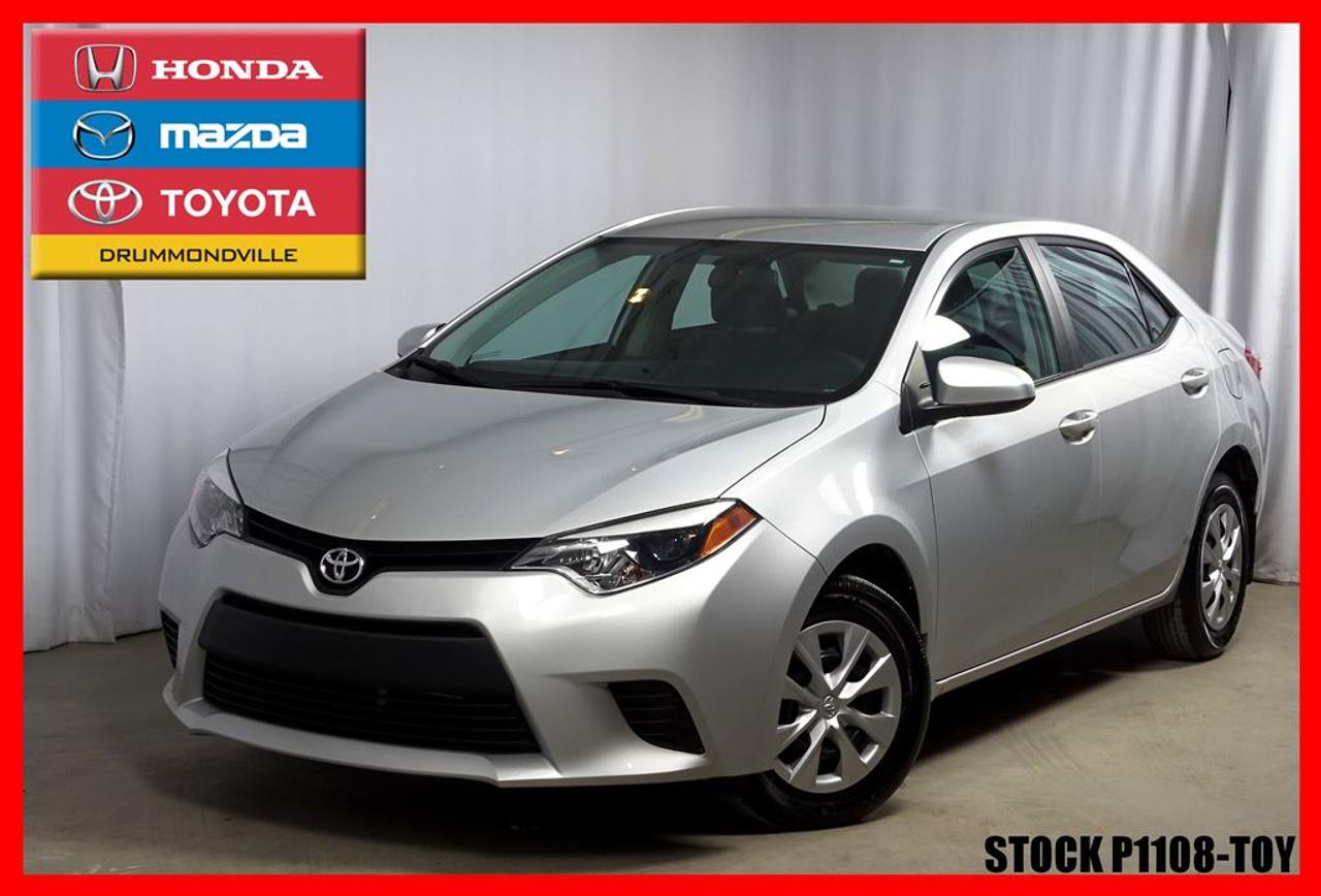 <a href=https://www.toyotadrummondville.com/occasion/Toyota-Corolla-2015.html>https://www.toyotadrummondville.com/occasion/Toyota-Corolla-2015.html</a>

Commandes au volant, vitres électriques, air clim, miroir électriques chauffant, port USB et auxiliaire, Bluetooth, et bien plus encore !! (CE LE S SE XSE IM)      Grace a son look sport la Corolla S impose le respect. Confort, tenue de route, style et bien sur fiabilité seront les maîtres mots de votre quotidien.      Son moteur 1.8l 4 cylindre offre de plus une économie dessence de 7.2l/100km en consommation mixte.      Elle est faite pour vous !!  --------------------------------------------------------------------------------------------------------------------------------      Tous nos véhicules sont minutieusement inspectés par nos techniciens certifiés et ils reçoivent un traitement esthétique des plus complet. Laissez à nos experts le soin de vous obtenir lapprobation de crédit qui correspondra à votre budget ! *RABAIS AU FINANCEMENT* (pour véhicule 2008 et plus).       De plus, obtenez un rapport Carproof et les informations relatives aux garanties de vote nouveau véhicule tout à fait gratuitement. Pour plus de détails, contactez un de nos représentants sans tarder ! Programmes de rétablissement de crédit disponibles. À noter ; la TPS, la TVQ et les frais du concessionnaire allant jusquà 299$ ne sont pas inclus automatiquement dans le prix affiché du véhicule. Les prix et paiements mensuels ne sont que des estimations et peuvent varier selon les taux dintérêts.       Visitez notre site complet au HTTPS://WWW.GROUPEMHT.COM/OCCASION/RECHERCHE.HTML pour plus de 250 véhicules doccasion disponible.