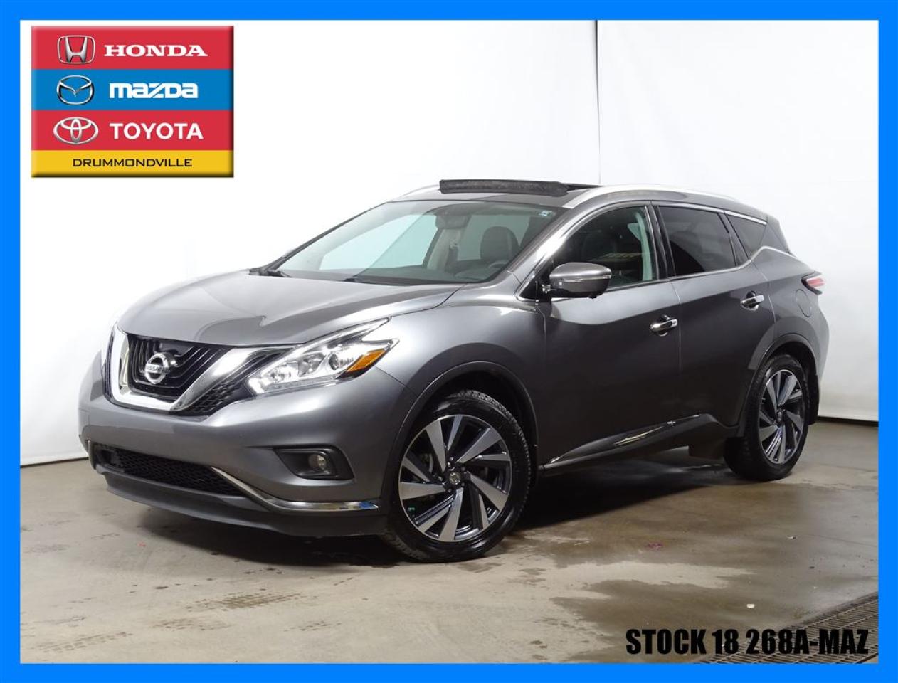 Used 2015 Nissan Murano Platinum+awd+cuir+to for sale in Drummondville, QC