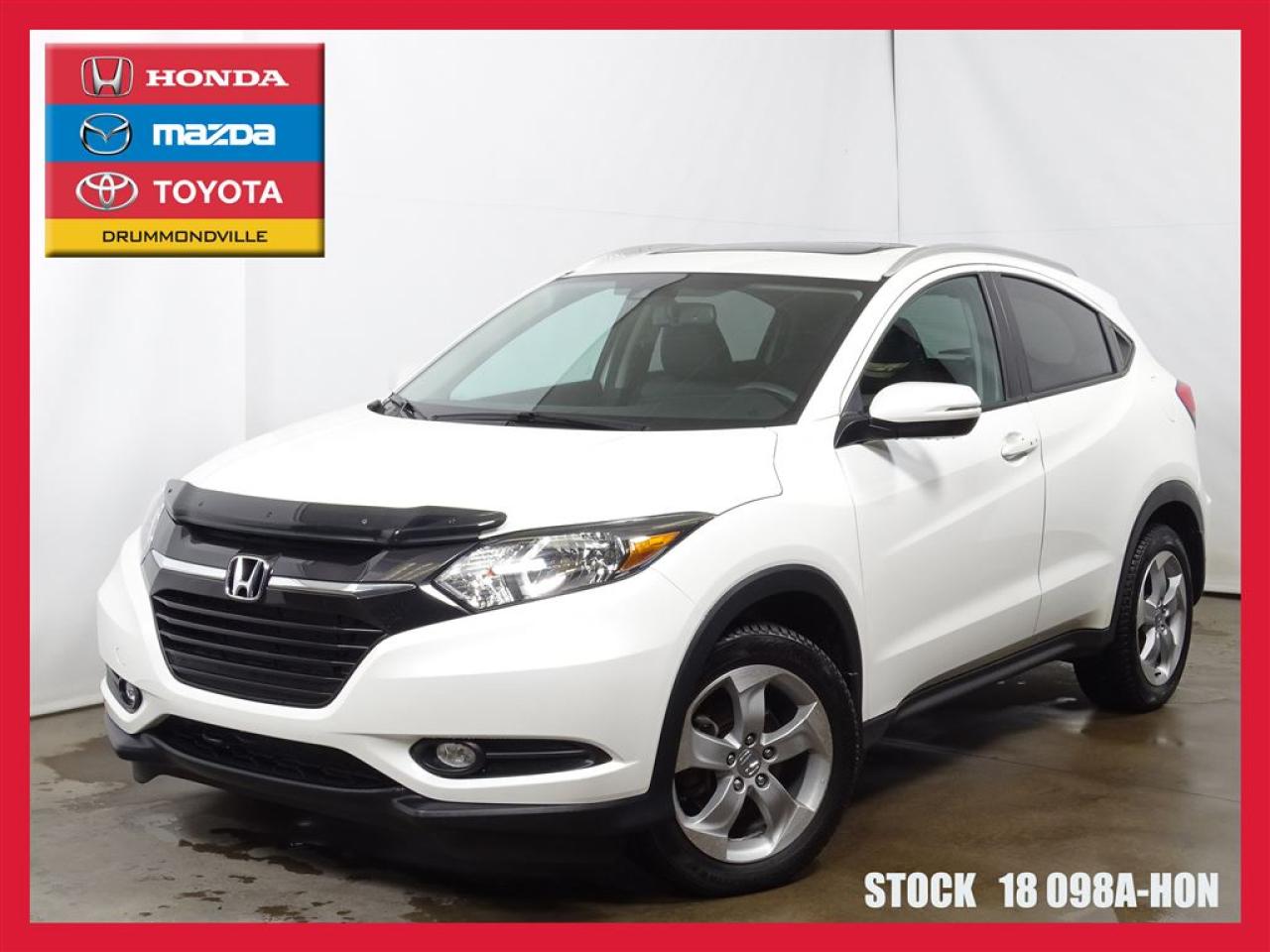 Used 2016 Honda HR-V Ex-L+cuir+awd+caméra for sale in Drummondville, QC
