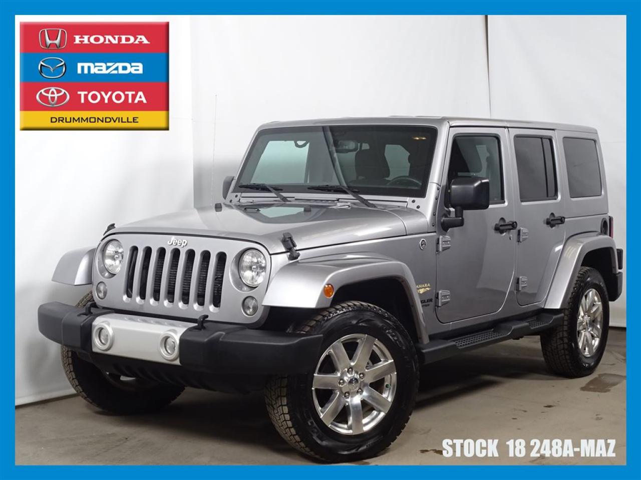Used 2015 Jeep Wrangler Sahara+4x4+2toits+na for sale in Drummondville, QC