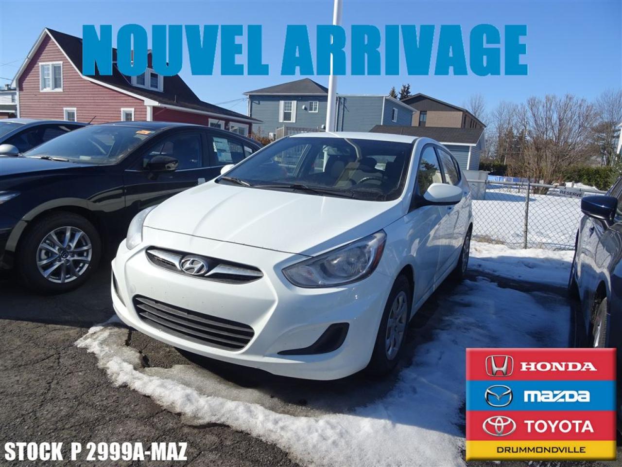 Used 2012 Hyundai Accent Gl+regvit+a/c+grélec for sale in Drummondville, QC