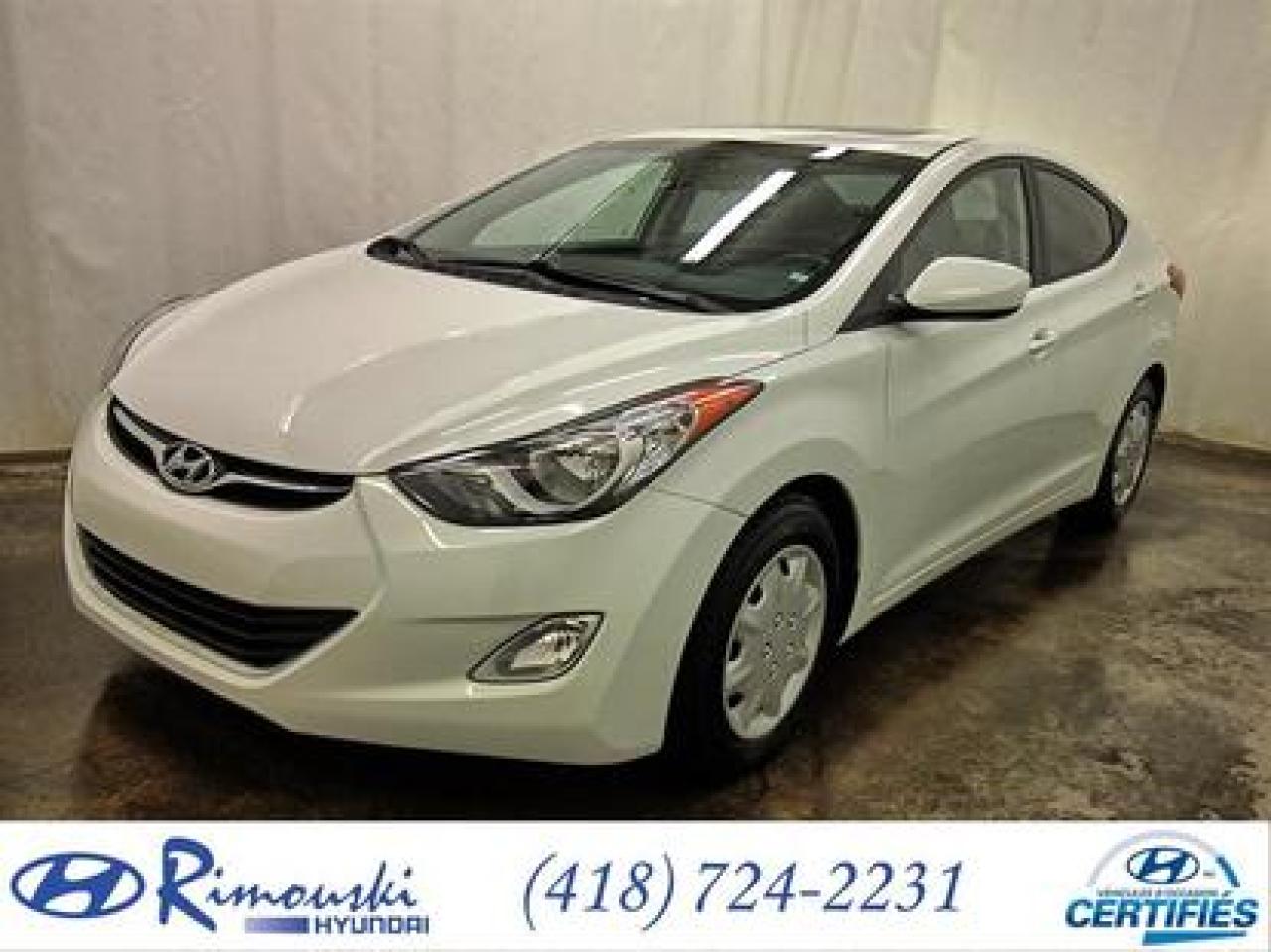 Used 2013 Hyundai Elantra GL CHEZ RIMOUSKI for sale in Rimouski, QC