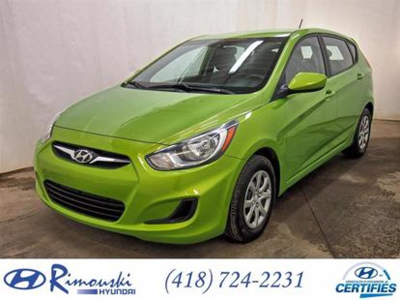 Used 2014 Hyundai Accent GL CHEZ RIMOUSKI for sale in Rimouski, QC