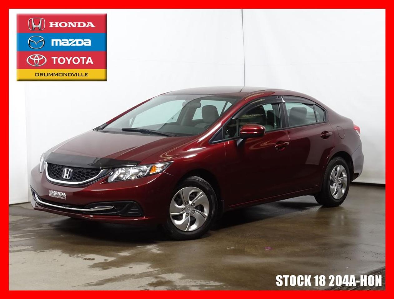 Used 2015 Honda Civic LX for sale in Drummondville, QC