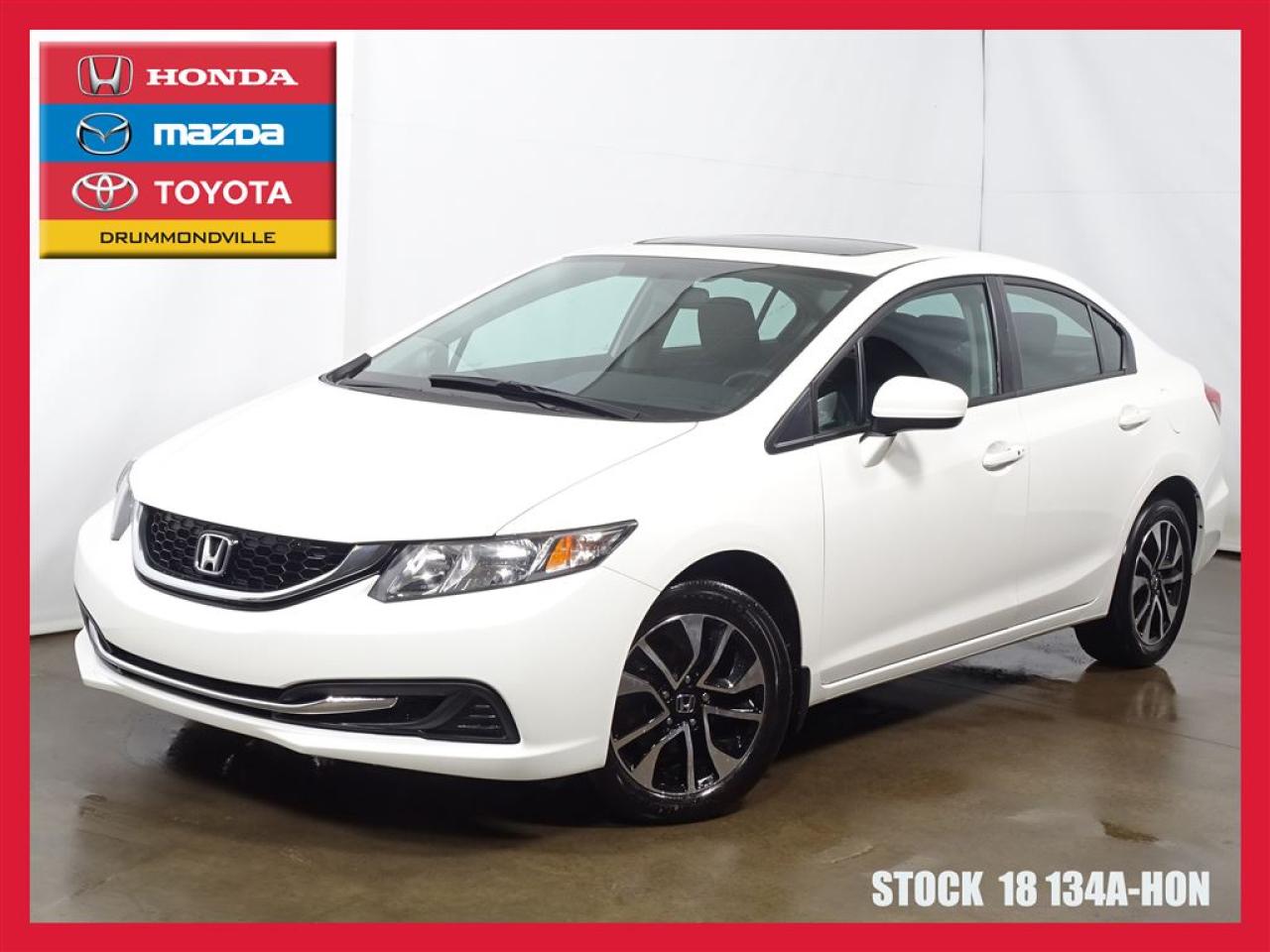 Used 2014 Honda Civic Ex+sieg.chauff+gar for sale in Drummondville, QC