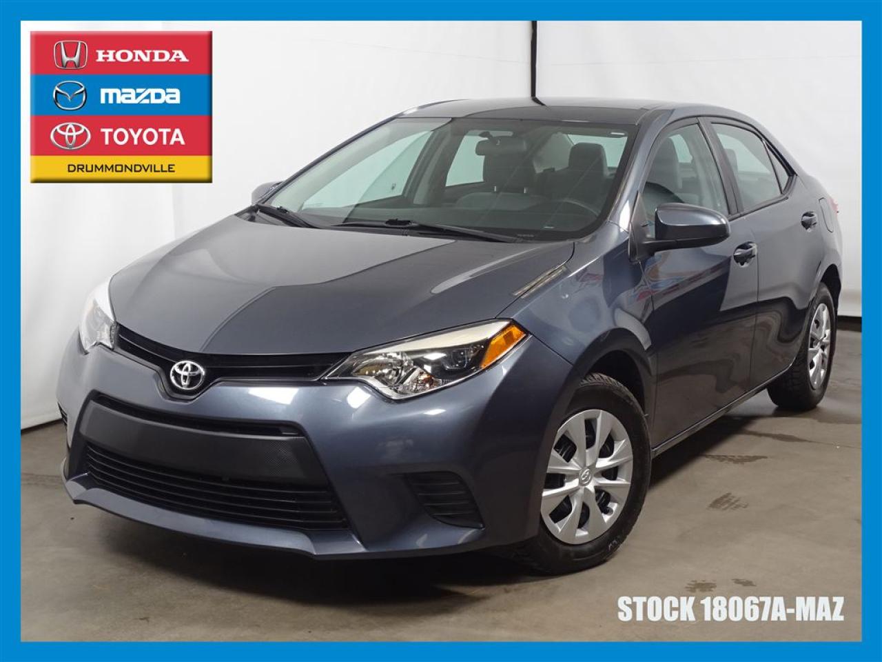 Used 2015 Toyota Corolla Ce+grélec+bluetooth for sale in Drummondville, QC
