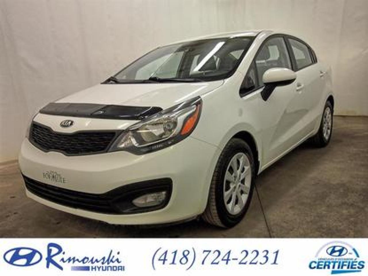 Used 2013 Kia Rio LX RIMOUSKI HYUNDAI for sale in Rimouski, QC