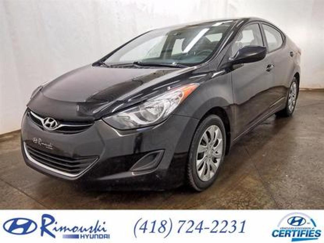 Used 2013 Hyundai Elantra GL CHEZ RIMOUSKI for sale in Rimouski, QC