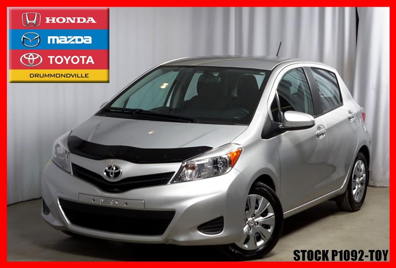 <a href=https://www.toyotadrummondville.com/occasion/Toyota-Yaris-2014.html>https://www.toyotadrummondville.com/occasion/Toyota-Yaris-2014.html</a>

Bluetooth, Doorlock, Port USB et Auxiliaire, Miroirs electriques, Tapis protecteurs et bien plus encore !! (CE LE SE PREMIUM)      La Toyota Yaris est reconnu comme l`un des véhicule les plus robuste et économique dans le segment des compactes. Elle répondra a toutes vos attentes en ville comme sur autotroute.      Son moteur 4 cylindres 1.5 de 106Hp ne consomme de 5.9l au 100km WOW !!      Garantie prolongée 2019 ou 100000km!!  --------------------------------------------------------------------------------------------------------------------------------  Tous nos véhicules sont minutieusement inspectés par nos techniciens certifiés et ils reçoivent un traitement esthétique des plus complet. Laissez à nos experts le soin de vous obtenir lapprobation de crédit qui correspondra à votre budget ! *RABAIS AU FINANCEMENT* (pour véhicule 2008 et plus).   De plus, obtenez un rapport Carproof et les informations relatives aux garanties de vote nouveau véhicule tout à fait gratuitement. Pour plus de détails, contactez un de nos représentants sans tarder ! Programmes de rétablissement de crédit disponibles. À noter ; la TPS, la TVQ et les frais du concessionnaire allant jusquà 299$ ne sont pas inclus automatiquement dans le prix affiché du véhicule. Les prix et paiements mensuels ne sont que des estimations et peuvent varier selon les taux dintérêts.   Visitez notre site complet au HTTPS://WWW.GROUPEMHT.COM/OCCASION/RECHERCHE.HTML pour plus de 250 véhicules doccasion disponible.