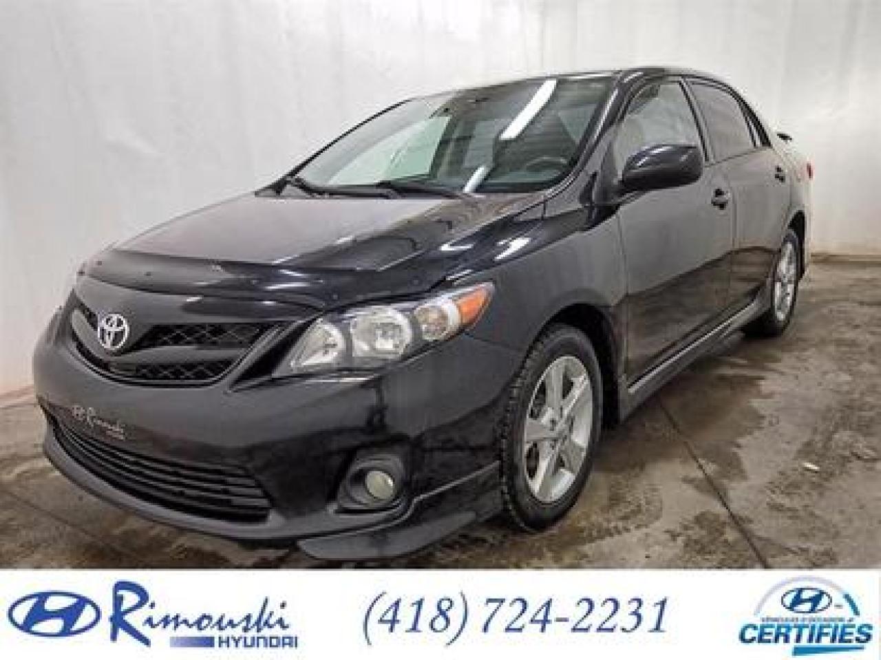 Used 2013 Toyota Corolla S CHEZ RIMOUSKI for sale in Rimouski, QC