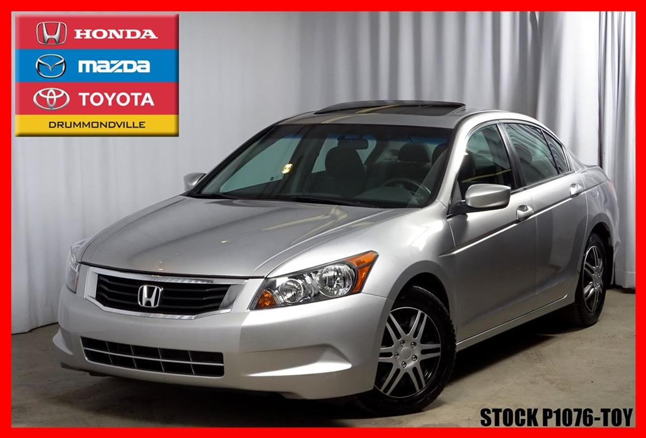 <a href=https://www.toyotadrummondville.com/occasion/Honda-Accord-2010.html>https://www.toyotadrummondville.com/occasion/Honda-Accord-2010.html</a>

Vitre elctriques, Doorlock, Air Climatisé, Cruise controle, Commandes au volant, Toit ouvrant et bien plus encore !! (LX EX TOURING)      Alliant confort, fiabilité et plaisir de conduite, ce magnifique Honda Accord ravira tous les passionnés avec son look sport et sa transmission automnatique.       Son moteur 4 cyl 2.4L de 190 HP vous offrira le silence à bas régime, mais ne vous fera jamais défaut si vous souhaitez monter dans les tours.      --------------------------------------------------------------------------------------------------------------------------------      Tous nos véhicules sont minutieusement inspectés par nos techniciens certifiés et ils reçoivent un traitement esthétique des plus complet. Laissez à nos experts le soin de vous obtenir lapprobation de crédit qui correspondra à votre budget ! *RABAIS AU FINANCEMENT* (pour véhicule 2008 et plus).       De plus, obtenez un rapport Carproof et les informations relatives aux garanties de vote nouveau véhicule tout à fait gratuitement. Pour plus de détails, contactez un de nos représentants sans tarder ! Programmes de rétablissement de crédit disponibles. À noter ; la TPS, la TVQ et les frais du concessionnaire allant jusquà 299$ ne sont pas inclus automatiquement dans le prix affiché du véhicule. Les prix et paiements mensuels ne sont que des estimations et peuvent varier selon les taux dintérêts.       Visitez notre site complet au HTTPS://WWW.GROUPEMHT.COM/OCCASION/RECHERCHE.HTML pour plus de 250 véhicules doccasion disponible.