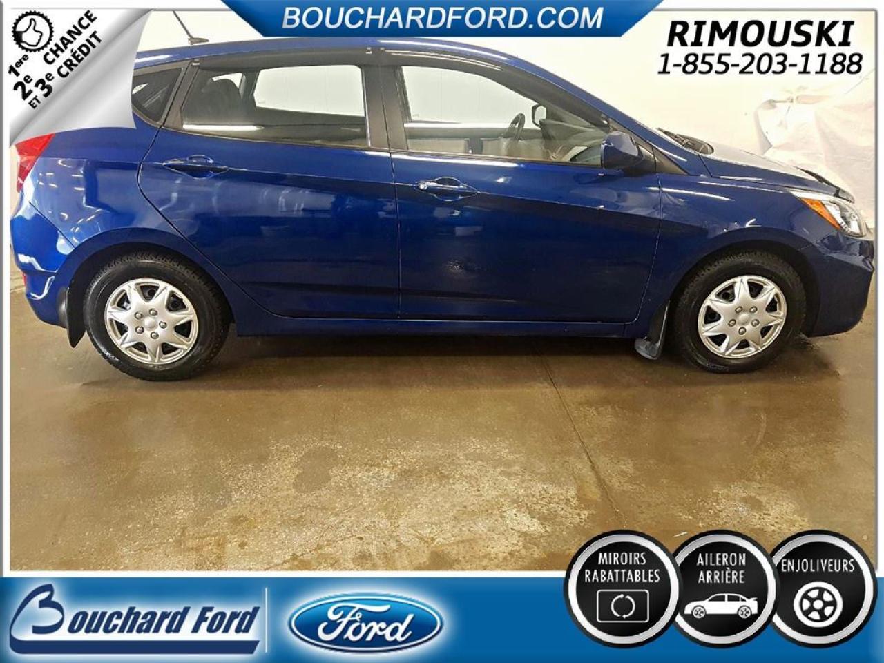 Used 2015 Hyundai Accent GL for sale in Rimouski, QC