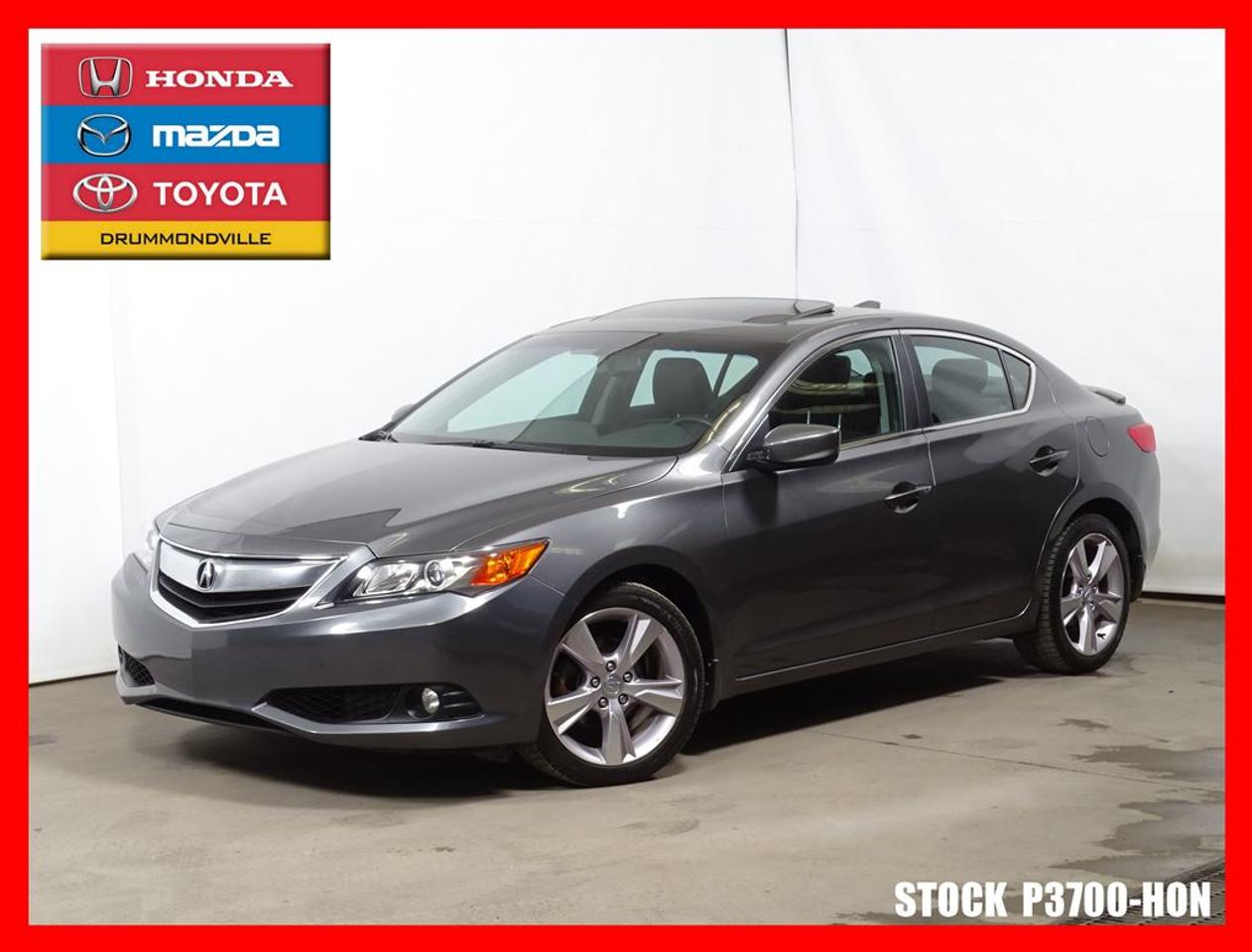 <a href=https://www.toyotadrummondville.com/occasion/Acura-ILX-2014.html>https://www.toyotadrummondville.com/occasion/Acura-ILX-2014.html</a>

** GARANTIE MOTOPROPULSEUR ACURA 27/02/2019 OU 100 000 KM ** Tous nos véhicules sont minutieusement inspectés par nos techniciens certifiés et ils reçoivent un traitement esthétique complet.     Laissez à nos experts le soin de vous obtenir lapprobation de crédit qui correspondra à votre budget !  ** RABAIS AU FINANCEMENT **     De plus, obtenez un rapport Carproof et les informations relatives aux garanties de votre nouveau véhicule tout à fait gratuitement.     Pour plus de détails, contactez un de nos représentants sans tarder ! Programmes de rétablissement de crédit disponibles.     À noter ; la TPS, la TVQ et les frais du concessionnaire allant jusquà 299$ ne sont pas inclus automatiquement dans le prix affiché du véhicule. Les prix et paiements mensuels ne sont que des estimations et peuvent varier selon les taux dintérêts.     Visitez notre site complet au HTTPS://WWW.GROUPEMHT.COM/OCCASION/RECHERCHE.HTML pour plus de 250 véhicules doccasion disponible.