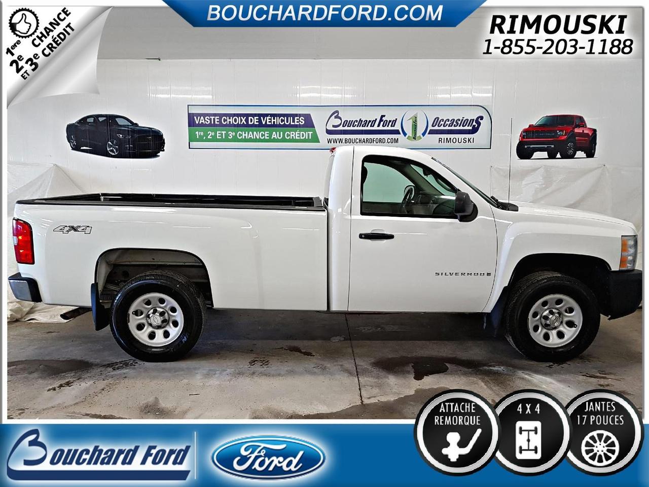 <a href=https://www.bouchardford.com/occasion/Chevrolet-Silverado-2009.html>https://www.bouchardford.com/occasion/Chevrolet-Silverado-2009.html</a>

CAMION AVEC BOITE DE 8 PIED ET 4X4 INSPECTÉ ET PRET A LA LIVRAISON