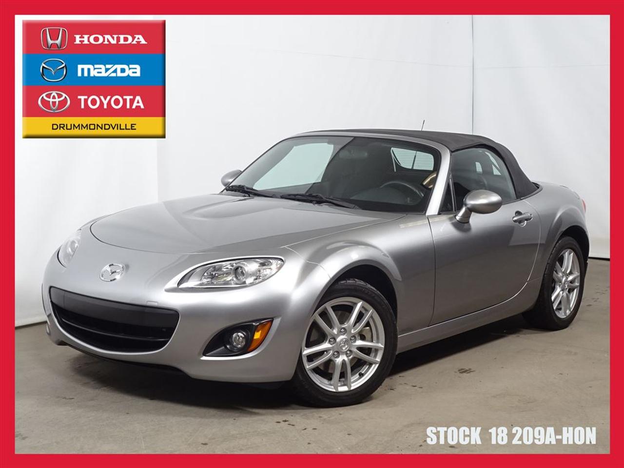 <a href=https://www.toyotadrummondville.com/occasion/Mazda-MX5-2012.html>https://www.toyotadrummondville.com/occasion/Mazda-MX5-2012.html</a>

** JAMAIS ACCIDENTÉ ** BAS KILO ** Tous nos véhicules sont minutieusement inspectés par nos techniciens certifiés et ils reçoivent un traitement esthétique complet.** MX-5 / MIATA / GX / GS / GT **    Laissez à nos experts le soin de vous obtenir lapprobation de crédit qui correspondra à votre budget ! ** RABAIS AU FINANCEMENT **     De plus, obtenez un rapport Carproof et les informations relatives aux garanties de votre nouveau véhicule tout à fait gratuitement.     Pour plus de détails, contactez un de nos représentants sans tarder ! Programmes de rétablissement de crédit disponibles.     À noter ; la TPS, la TVQ et les frais du concessionnaire allant jusquà 299$ ne sont pas inclus automatiquement dans le prix affiché du véhicule. Les prix et paiements mensuels ne sont que des estimations et peuvent varier selon les taux dintérêts.     Visitez notre site complet au HTTPS://WWW.GROUPEMHT.COM/OCCASION/RECHERCHE.HTML pour plus de 250 véhicules doccasion disponible.