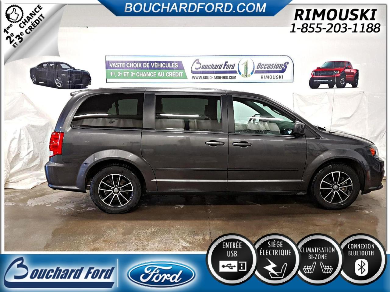 Used 2017 Dodge Grand Caravan Black Top Sxt for sale in Rimouski, QC