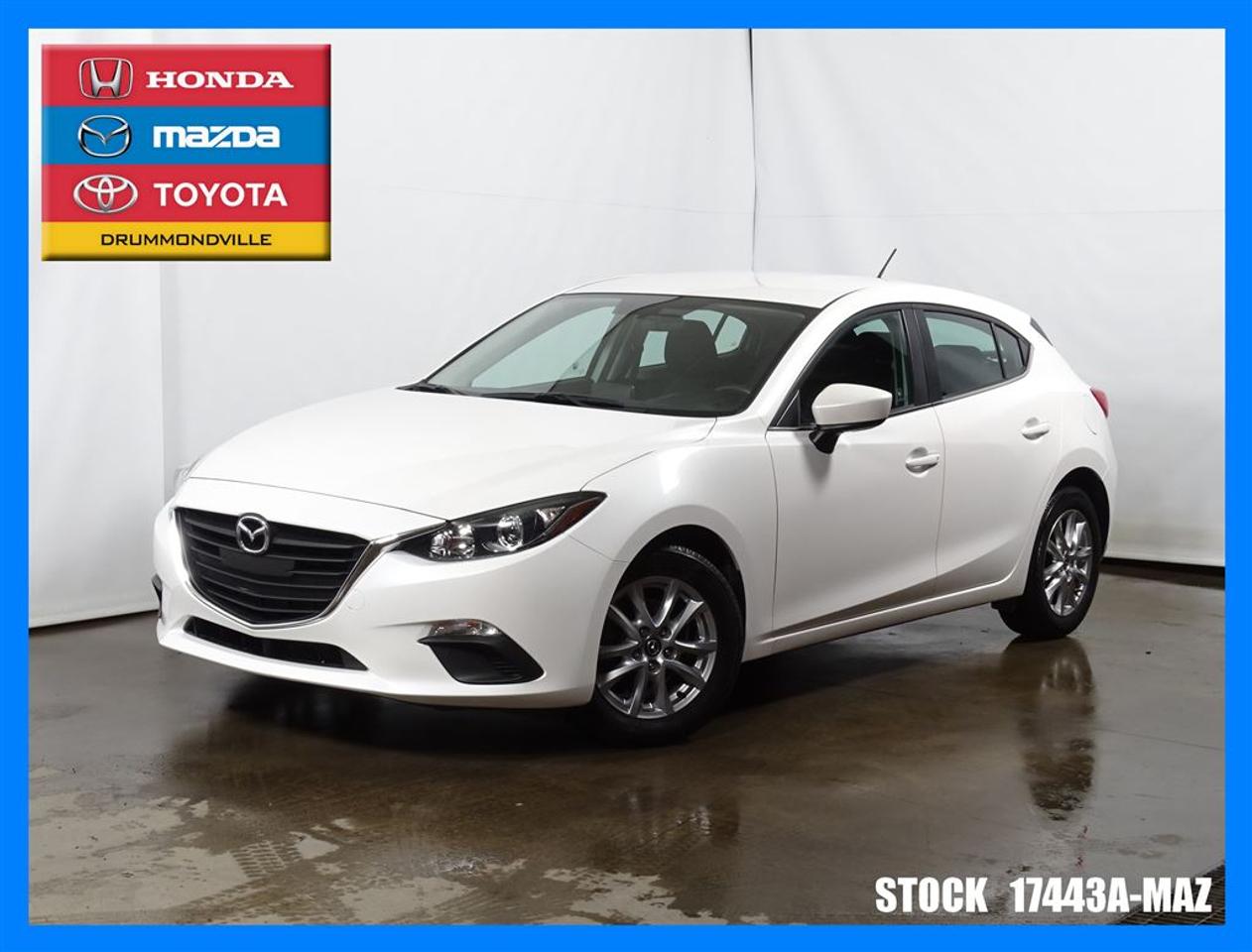 <a href=https://www.toyotadrummondville.com/occasion/Mazda-3_Sport-2015.html>https://www.toyotadrummondville.com/occasion/Mazda-3_Sport-2015.html</a>

** JAMAIS ACCIDENTÉ ** GARANTIE COMPLÈTE MAZDA 07/05/2018 OU KM ILLIMITÉ ** Mazda Drummondville à le plus grand inventaire de Mazda au Centre-du-Québec. Avec nos prix agressifs, nous couvrons plusieurs villes tel que Sherbrooke, Victoriaville, Trois-Rivières, Sorel-Tracy, Magog, Acton Vale, Saint-Hyacinthe, Granby et même la Rive-Sud de Montréal! Nous avons une vaste gamme de véhicules, sous-compacte, compacte, intermédiaire, familiale, convertible, VUS, AWD, 4X4, FWD, propulsion, camions Et de toutes les marques, Honda, Toyota, Hyundai, Kia, Chrysler, Dodge, Ram, Ford, Mercedes-Benz, Audi, Acura, Subaru, Suzuki, BMW, Buick, Cadillac, Chevrolet, Fiat, Jeep, Lexus, Mini Cooper, Mitsubishi, Nissan, Volkswagen, Volvo et Suzuki. Nous offrons plusieurs modes de financement, conventionnel, 2ième et 3ième chance, redressement de crédit, faillite et Accord D. À noter ; la TPS, la TVQ et les frais du concessionnaire allant jusquà 299$ ne sont pas inclus automatiquement dans le prix affiché du véhicule. Les prix et paiements mensuels ne sont que des estimations et peuvent varier selon les taux dintérêt en considération de votre crédit. Le prix est établi avec un financement à taux régulier, rabais au financement. Pour plus dinformations, appelez-nous au numéro sans frais : 1-844-592-3027.