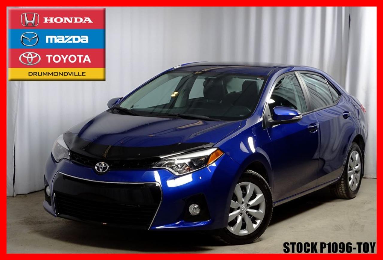 Used 2015 Toyota Corolla S / Cuir / Cam Recul for sale in Drummondville, QC