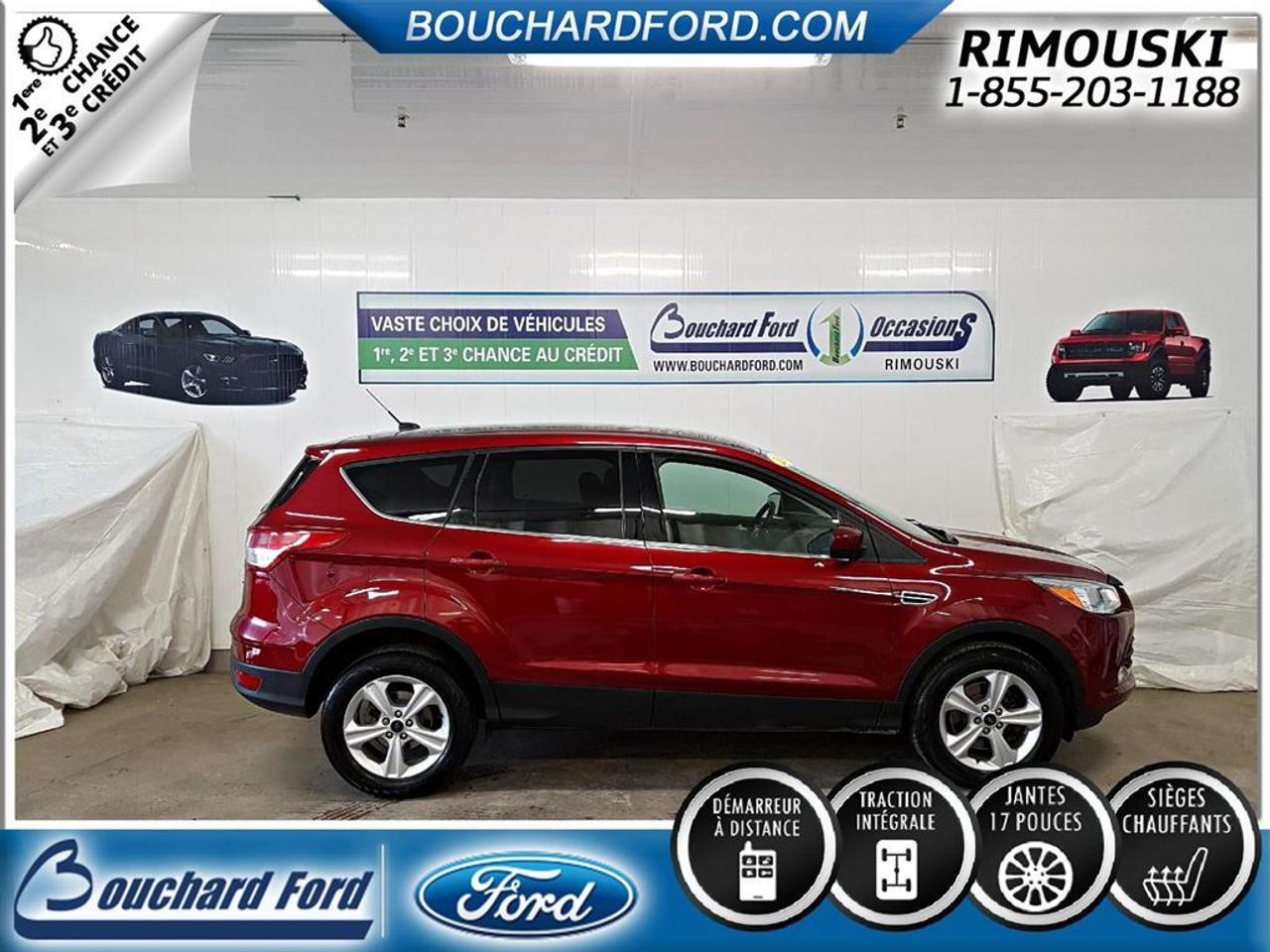 <a href=https://www.bouchardford.com/occasion/Ford-Escape-2014.html>https://www.bouchardford.com/occasion/Ford-Escape-2014.html</a>

VÉHICULE LOCAL INSPECTÉ ET CERTIFIÉ FORD AVEC TAUX DE FINANCEMENT RÉDUIT 1.9% 72 MOIS