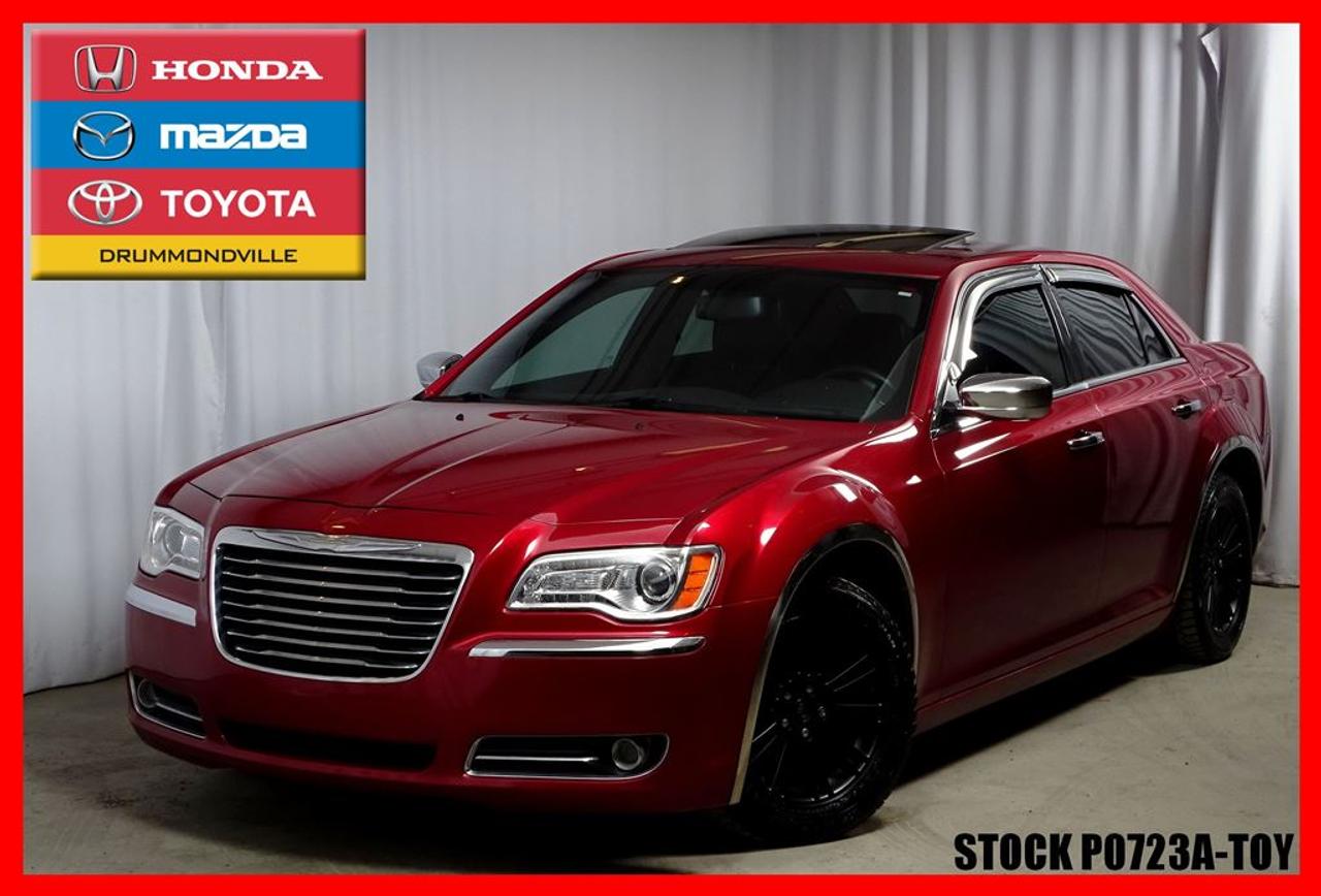 <a href=https://www.toyotadrummondville.com/occasion/Chrysler-300-2012.html>https://www.toyotadrummondville.com/occasion/Chrysler-300-2012.html</a>

Mags 17 pouces, Bluetooth, Cuir, écran tactile, Sieges electriques chauffants, groupe électrique complet, allumage des feux automatiques et bien plus encore !! (C S LIMITED TOURING)      Vous recherchez le raffinement et le luxe ? Le Chrysler 300 est fait pour vous ! La finition intérieure exceptionnelle ainsi que le confort et le plaisir de conduite en font lun des véhicule les plus haut de gamme de son secteur      Son moteur 3.6l V6 vous offre un plaisir de conduite avec seulement 8.5l/100km de moyenne.          --------------------------------------------------------------------------------------------------------------------------------  Tous nos véhicules sont minutieusement inspectés par nos techniciens certifiés et ils reçoivent un traitement esthétique des plus complet. Laissez à nos experts le soin de vous obtenir lapprobation de crédit qui correspondra à votre budget ! *RABAIS AU FINANCEMENT* (pour véhicule 2008 et plus).   De plus, obtenez un rapport Carproof et les informations relatives aux garanties de vote nouveau véhicule tout à fait gratuitement. Pour plus de détails, contactez un de nos représentants sans tarder ! Programmes de rétablissement de crédit disponibles. À noter ; la TPS, la TVQ et les frais du concessionnaire allant jusquà 299$ ne sont pas inclus automatiquement dans le prix affiché du véhicule. Les prix et paiements mensuels ne sont que des estimations et peuvent varier selon les taux dintérêts.   Visitez notre site complet au HTTPS://WWW.GROUPEMHT.COM/OCCASION/RECHERCHE.HTML pour plus de 250 véhicules doccasion disponible.