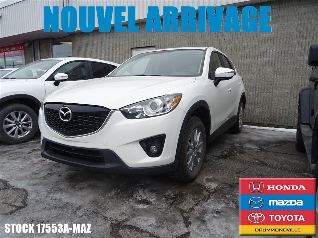 <a href=https://www.toyotadrummondville.com/occasion/Mazda-CX5-2015.html>https://www.toyotadrummondville.com/occasion/Mazda-CX5-2015.html</a>

***NOUVEL ARRIVAGE***    Mazda Drummondville à le plus grand inventaire de Mazda au Centre-du-Québec. Avec nos prix agressifs, nous couvrons plusieurs villes tel que Sherbrooke, Victoriaville, Trois-Rivières, Sorel-Tracy, Magog, Acton Vale, Saint-Hyacinthe, Granby et même la Rive-Sud de Montréal! Nous avons une vaste gamme de véhicules, sous-compacte, compacte, intermédiaire, familiale, convertible, VUS, AWD, 4X4, FWD, propulsion, camions? Et de toutes les marques,  Honda, Toyota, Hyundai, Kia, Chrysler, Dodge, Ram, Ford, Mercedes-Benz, Audi, Acura, Subaru, Suzuki, BMW, Buick, Cadillac, Chevrolet, Fiat, Jeep, Lexus, Mini Cooper, Mitsubishi, Nissan, Volkswagen, Volvo et Suzuki.   Nous offrons plusieurs modes de financement, conventionnel, 2ième et 3ième chance, redressement de crédit, faillite et Accord D. À noter   ; la TPS, la TVQ et les frais du concessionnaire allant jusquà 299$ ne sont pas inclus automatiquement dans le prix affiché du véhicule. Les prix et paiements mensuels ne sont que des estimations et peuvent varier selon les taux dintérêt en considération de votre crédit. Le prix est établi avec un financement à taux régulier, rabais au financement. Pour plus dinformations, appelez-nous au numéro sans frais : 1-844-592-3027.