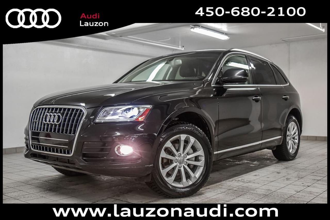 <a href=https://www.autoaubaine.com/Audi-Q5-c6997368.html>https://www.autoaubaine.com/Audi-Q5-c6997368.html</a>

QUATTRO, ROUES DE 18, TOIT OUVRANT PANORAMIQUE, CUIR, XENON, BLUETOOTH ***MAINTENANT OUVERT LE SAMEDI*** Avec plus de 100 voitures, VUS, 4x4 et camions inspectés et certifiés en inventaire, Audi Lauzon Certifié vous offre le plus grand choix de véhicule doccasion Audi sur la Rive-Nord et dans les Laurentides. Nous sommes situés Laval, à seulement 10 minutes de Montréal. Tous nos véhicules doccasions sont minutieusement inspectés et réparés avec soin par nos techniciens certifiés et un rapport CarProof vous est remis sur demande lors de lachat. *** FINANCEMENT À PARTIR DE 0.9% ***. *** LE MEILLEUR PRIX POUR VOTRE ÉCHANGE *** Notre équipe professionnelle et certifiée saura vous offrir une expérience dachat personnalisée pour lachat de votre prochain véhicule doccasion. Contactez-nous aussi afin de vous informer sur nos promotions en cours.   25-02-2019/80000km,PROLONGATION DE GARANTIE *AUDI CERTIFIÉ* DE 2 ANS ET POSSIBILITÉ DE 160000KM ET FINANCEMENT A PARTIR DE 0.9% DISPONIBLE