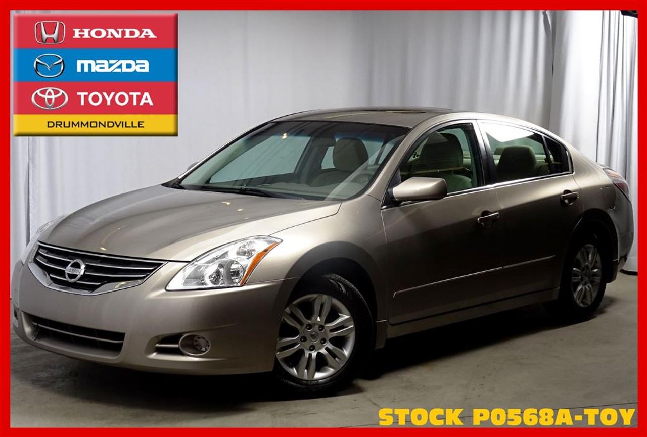 <a href=https://www.toyotadrummondville.com/occasion/Nissan-Altima-2011.html>https://www.toyotadrummondville.com/occasion/Nissan-Altima-2011.html</a>

Sièges chauffants, vitres électriques, toit ouvrant, cruise contrôle, shiftronic, dorrlock, air climatisé, commandes au volant, mags aluminium et bien plus encore !! (S SV SL )        Laissez vous séduire par la conduite de cette magnifique Nissan Altima. Réactivité, confort, tenue de route seront vos compagnons a chacun de vos déplacements.        Son moteur 2.5l de 175hp vous offre une consommation moyenne de seulement 7.5l/100km        Nattendez plus !!        --------------------------------------------------------------------------------------------------------------------------------        Tous nos véhicules sont minutieusement inspectés par nos techniciens certifiés et ils reçoivent un traitement esthétique des plus complet. Laissez à nos experts le soin de vous obtenir lapprobation de crédit qui correspondra à votre budget ! *RABAIS AU FINANCEMENT* (pour véhicule 2008 et plus).         De plus, obtenez un rapport Carproof et les informations relatives aux garanties de vote nouveau véhicule tout à fait gratuitement. Pour plus de détails, contactez un de nos représentants sans tarder ! Programmes de rétablissement de crédit disponibles. À noter ; la TPS, la TVQ et les frais du concessionnaire allant jusquà 299$ ne sont pas inclus automatiquement dans le prix affiché du véhicule. Les prix et paiements mensuels ne sont que des estimations et peuvent varier selon les taux dintérêts.         Visitez notre site complet au HTTPS://WWW.GROUPEMHT.COM/OCCASION/RECHERCHE.HTML pour plus de 250 véhicules doccasion disponible.