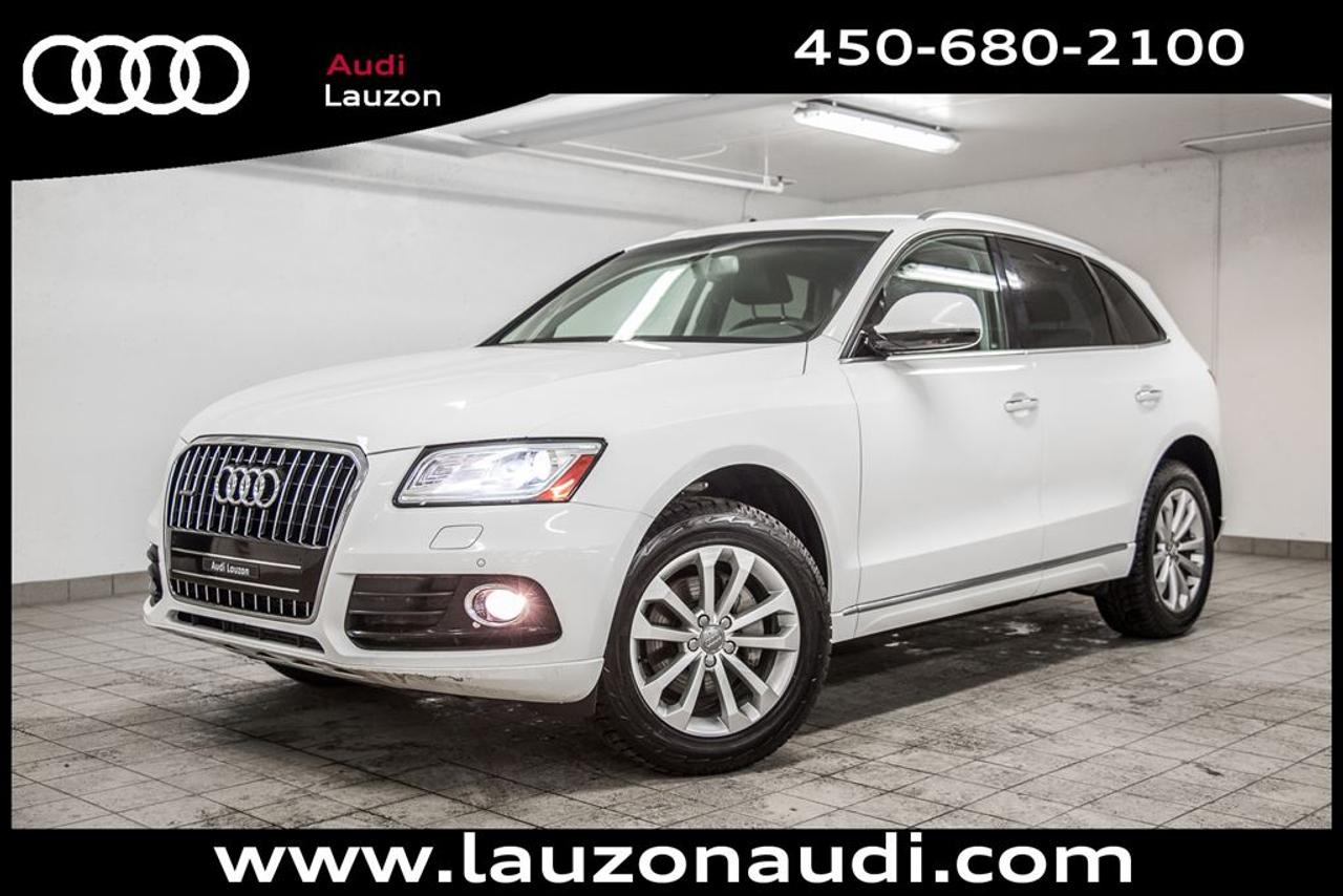 <a href=https://www.autoaubaine.com/Audi-Q5-c7019641.html>https://www.autoaubaine.com/Audi-Q5-c7019641.html</a>

QUATTRO, ROUES DE 18, TOIT OUVRANT PANORAMIQUE, CUIR, XENON, BLUETOOTH ***MAINTENANT OUVERT LE SAMEDI*** Avec plus de 100 voitures, VUS, 4x4 et camions inspectés et certifiés en inventaire, Audi Lauzon Certifié vous offre le plus grand choix de véhicule doccasion Audi sur la Rive-Nord et dans les Laurentides. Nous sommes situés Laval, à seulement 10 minutes de Montréal. Tous nos véhicules doccasions sont minutieusement inspectés et réparés avec soin par nos techniciens certifiés et un rapport CarProof vous est remis sur demande lors de lachat. *** LE MEILLEUR PRIX POUR VOTRE ÉCHANGE *** Notre équipe professionnelle et certifiée saura vous offrir une expérience dachat personnalisée pour lachat de votre prochain véhicule doccasion. Contactez-nous aussi afin de vous informer sur nos promotions en cours. Fin de garantie dorigine le 23 décembre 2018 / 80 000km. GARANTIE PROLONGÉE DISPONIBLE