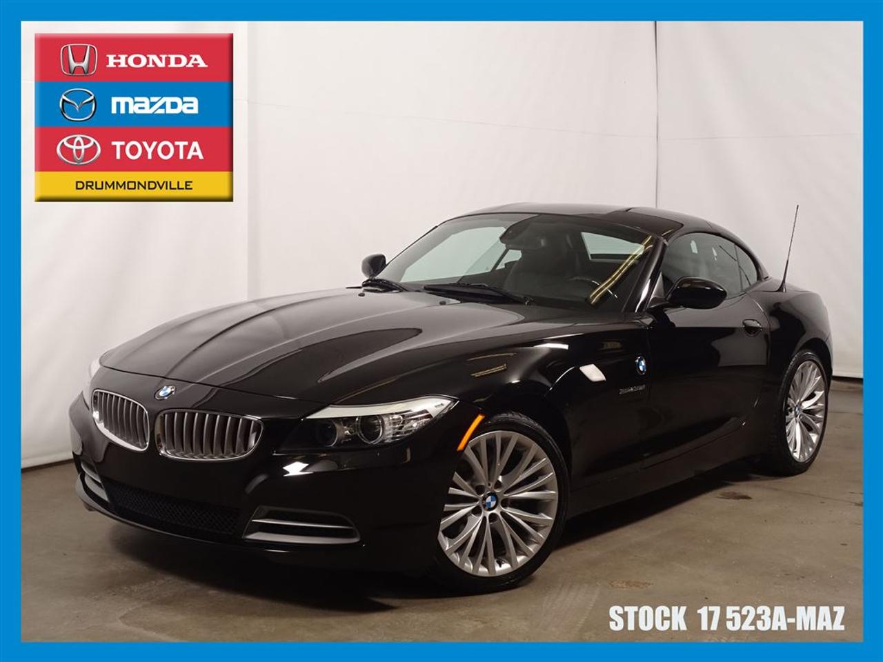 <a href=https://www.toyotadrummondville.com/occasion/BMW-Z4-2011.html>https://www.toyotadrummondville.com/occasion/BMW-Z4-2011.html</a>

** JAMAIS ACCIDENTÉ ** Mazda Drummondville à le plus grand inventaire de Mazda au Centre-du-Québec. Avec nos prix agressifs, nous couvrons plusieurs villes tel que Sherbrooke, Victoriaville, Trois-Rivières, Sorel-Tracy, Magog, Acton Vale, Saint-Hyacinthe, Granby et même la Rive-Sud de Montréal! Nous avons une vaste gamme de véhicules, sous-compacte, compacte, intermédiaire, familiale, convertible, VUS, AWD, 4X4, FWD, propulsion, camions? Et de toutes les marques, Honda, Toyota, Hyundai, Kia, Chrysler, Dodge, Ram, Ford, Mercedes-Benz, Audi, Acura, Subaru, Suzuki, BMW, Buick, Cadillac, Chevrolet, Fiat, Jeep, Lexus, Mini Cooper, Mitsubishi, Nissan, Volkswagen, Volvo et Suzuki.   Nous offrons plusieurs modes de financement, conventionnel, 2ième et 3ième chance, redressement de crédit, faillite et Accord D. À noter ; la TPS, la TVQ et les frais du concessionnaire allant jusquà 299$ ne sont pas inclus automatiquement dans le prix affiché du véhicule. Les prix et paiements mensuels ne sont que des estimations et peuvent varier selon les taux dintérêt en considération de votre crédit. Le prix est établi avec un financement à taux régulier, rabais au financement. Pour plus dinformations, appelez-nous au numéro sans frais : 1-844-592-3027.