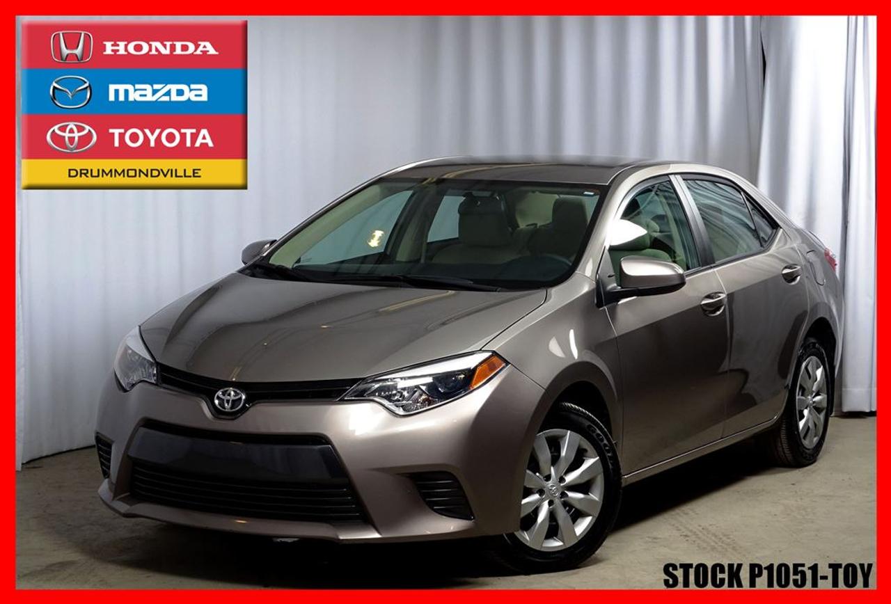 <a href=https://www.toyotadrummondville.com/occasion/Toyota-Corolla-2015.html>https://www.toyotadrummondville.com/occasion/Toyota-Corolla-2015.html</a>

Caméra de recul, Bluetooth, Sièges chauffant, régulateur et plus encore!!  La Toyota Corolla est sans ambiguïté lun des véhicules les plus fiables de sa génération. Son confort, sa tenue de route, et son économie dessence avec une consommation moyen de 6.1l/ 100km lui confère tous les atouts que vous pouvez rêver dune auto.   Avec son prix des plus attractif, elle vous séduira au premier coup d?il !!  --------------------------------------------------------------------------------------------------------------------------------      Tous nos véhicules sont minutieusement inspectés par nos techniciens certifiés et ils reçoivent un traitement esthétique des plus complet. Laissez à nos experts le soin de vous obtenir lapprobation de crédit qui correspondra à votre budget ! *RABAIS AU FINANCEMENT* (pour véhicule 2008 et plus).       De plus, obtenez un rapport Carproof et les informations relatives aux garanties de vote nouveau véhicule tout à fait gratuitement. Pour plus de détails, contactez un de nos représentants sans tarder ! Programmes de rétablissement de crédit disponibles. À noter ; la TPS, la TVQ et les frais du concessionnaire allant jusquà 299$ ne sont pas inclus automatiquement dans le prix affiché du véhicule. Les prix et paiements mensuels ne sont que des estimations et peuvent varier selon les taux dintérêts.       Visitez notre site complet au HTTPS://WWW.GROUPEMHT.COM/OCCASION/RECHERCHE.HTML pour plus de 250 véhicules doccasion disponible.