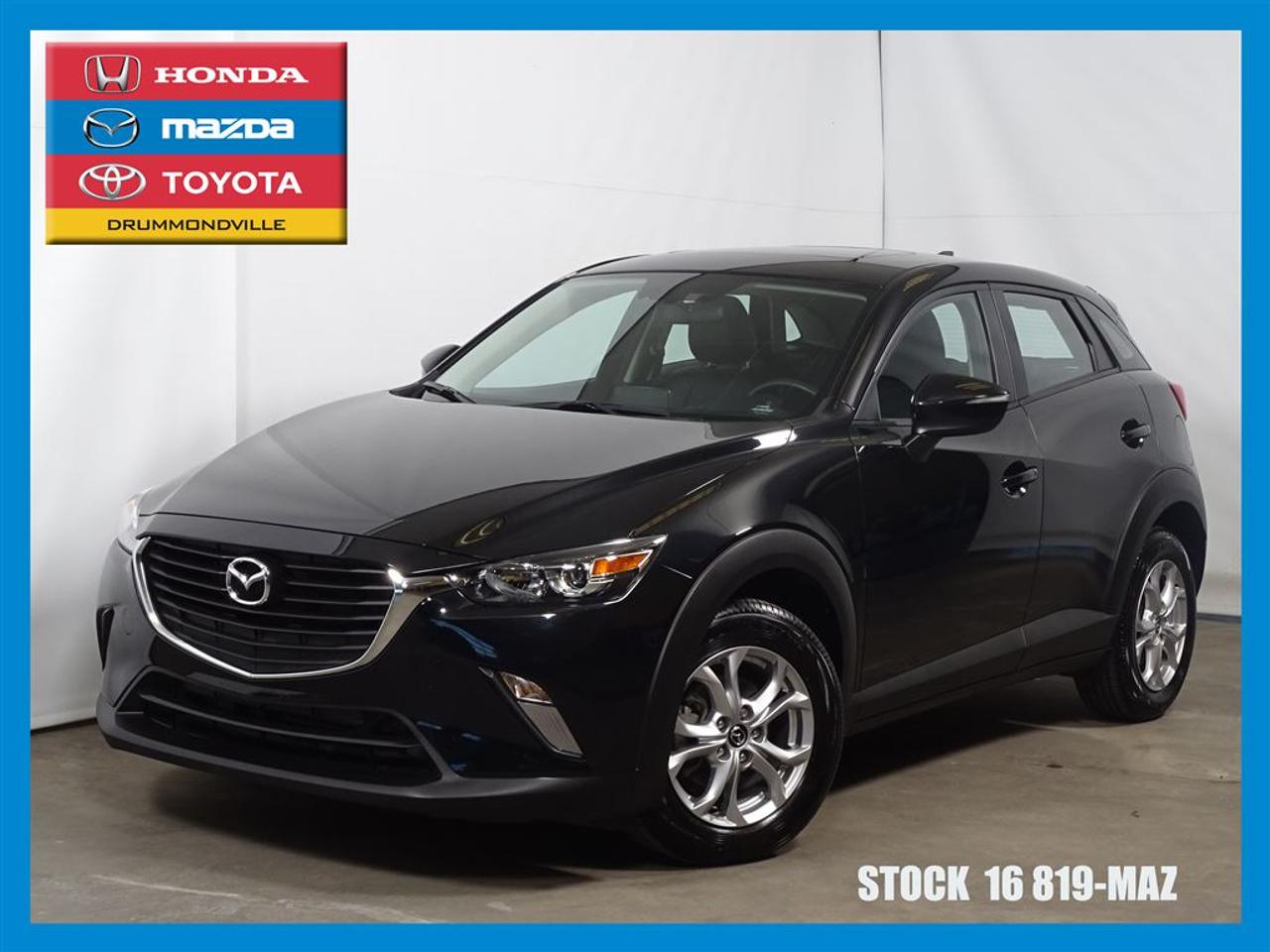 <a href=https://www.toyotadrummondville.com/occasion/Mazda-CX3-2016.html>https://www.toyotadrummondville.com/occasion/Mazda-CX3-2016.html</a>

** JAMAIS ACCIDENTÉ ** GARANTIE COMPLÈTE MAZDA 30/11/2019 OU KM ILLIMITÉ ** Mazda Drummondville à le plus grand inventaire de Mazda au Centre-du-Québec. Avec nos prix agressifs, nous couvrons plusieurs villes tel que Sherbrooke, Victoriaville, Trois-Rivières, Sorel-Tracy, Magog, Acton Vale, Saint-Hyacinthe, Granby et même la Rive-Sud de Montréal! Nous avons une vaste gamme de véhicules, sous-compacte, compacte, intermédiaire, familiale, convertible, VUS, AWD, 4X4, FWD, propulsion, camions? Et de toutes les marques, Honda, Toyota, Hyundai, Kia, Chrysler, Dodge, Ram, Ford, Mercedes-Benz, Audi, Acura, Subaru, Suzuki, BMW, Buick, Cadillac, Chevrolet, Fiat, Jeep, Lexus, Mini Cooper, Mitsubishi, Nissan, Volkswagen, Volvo et Suzuki.   Nous offrons plusieurs modes de financement, conventionnel, 2ième et 3ième chance, redressement de crédit, faillite et Accord D. À noter ; la TPS, la TVQ et les frais du concessionnaire allant jusquà 299$ ne sont pas inclus automatiquement dans le prix affiché du véhicule. Les prix et paiements mensuels ne sont que des estimations et peuvent varier selon les taux dintérêt en considération de votre crédit. Le prix est établi avec un financement à taux régulier, rabais au financement. Pour plus dinformations, appelez-nous au numéro sans frais : 1-844-592-3027.
