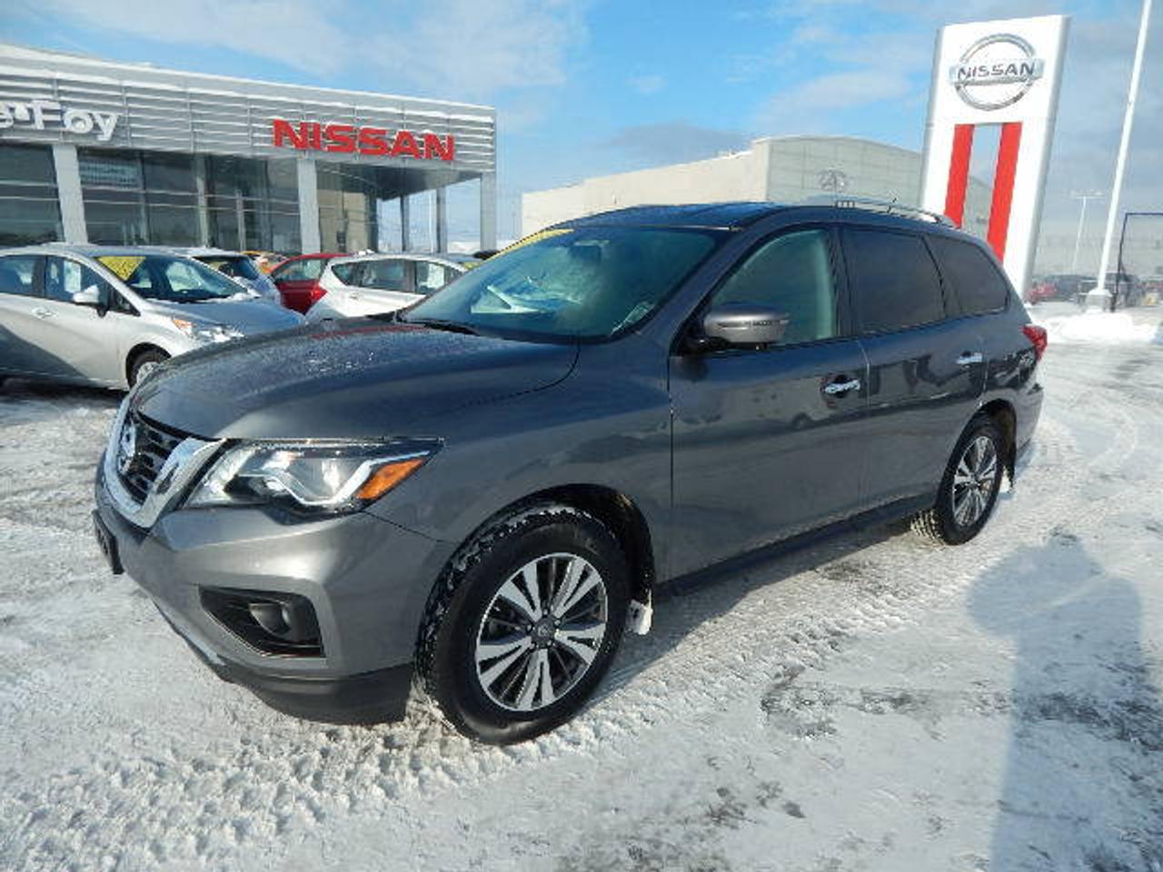 <a href=https://www.stefoynissan.com/occasion/Nissan-Pathfinder-2017.html>https://www.stefoynissan.com/occasion/Nissan-Pathfinder-2017.html</a>

- GARANTIE PROLONGÉE DISPONIBLE
- FINANCEMENT DISPONIBLE JUSQUÀ 84 MOIS
- INSPECTION, RÉPARATIONS ET REMISE À NEUF INCLUS !!!
- POSSIBILITÉ DACQUISITION SANS PAIEMENTS AVANT 90 JOURS !!!

Ste-Foy Nissan, votre concession Nissan à proximité de Beauport. Les meilleurs prix sur les véhicules usagés. Reprise de votre voiture doccasion. Taux de financement parmi les plus bas du marché. Votre satisfaction est capitale pour nous. Demandez pour le meilleur crédit et un service de qualité sur les autos neuves Micra, Sentra, Versa Note, Altima, Juke, Rogue, Murano, Pathfinder, Frontier, Titan et la gamme Nissan. Nos clients viennent nous voir de Ville de Québec, Lebourgneuf, Charlesbourg, Les Saules, Duberger, Boischatel, Val-Bélair, Ste-Anne-de-Beaupré, Ange-Gardien. À votre service pour vos réparations, vos entretiens. Appelez-nous sans frais : 1-844-213-5332. Site internet : www.ste-foynissan.com 
*Des restrictions peuvent sappliquer. Tous les détails disponibles en succursales