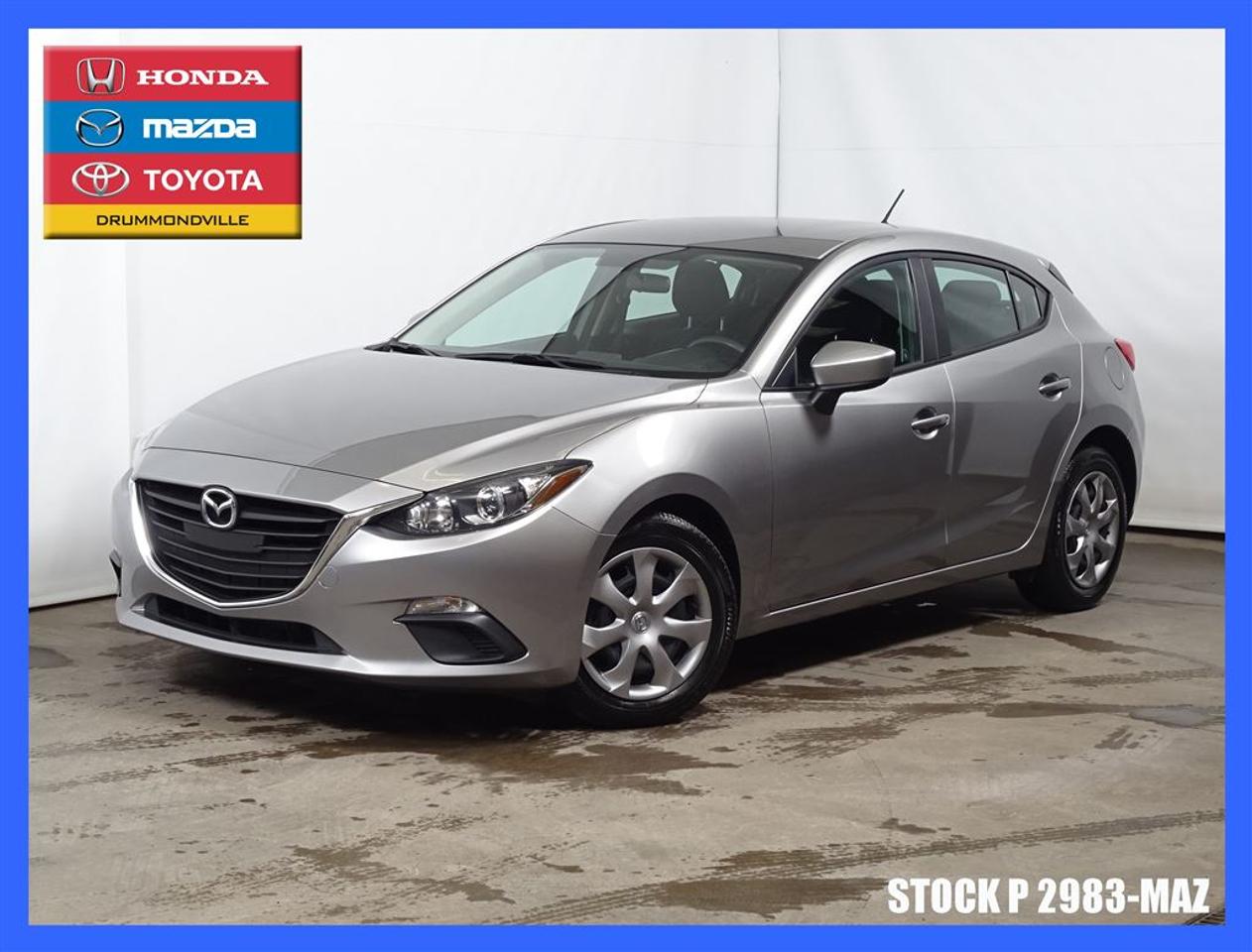 <a href=https://www.toyotadrummondville.com/occasion/Mazda-3_Sport-2015.html>https://www.toyotadrummondville.com/occasion/Mazda-3_Sport-2015.html</a>

Mazda Drummondville à le plus grand inventaire de Mazda au Centre-du-Québec. Avec nos prix agressifs, nous couvrons plusieurs villes tel que Sherbrooke, Victoriaville, Trois-Rivières, Sorel-Tracy, Magog, Acton Vale, Saint-Hyacinthe, Granby et même la Rive-Sud de Montréal! Nous avons une vaste gamme de véhicules, sous-compacte, compacte, intermédiaire, familiale, convertible, VUS, AWD, 4X4, FWD, propulsion, camions? Et de toutes les marques,  Honda, Toyota, Hyundai, Kia, Chrysler, Dodge, Ram, Ford, Mercedes-Benz, Audi, Acura, Subaru, Suzuki, BMW, Buick, Cadillac, Chevrolet, Fiat, Jeep, Lexus, Mini Cooper, Mitsubishi, Nissan, Volkswagen, Volvo et Suzuki.   Nous offrons plusieurs modes de financement, conventionnel, 2ième et 3ième chance, redressement de crédit, faillite et Accord D.  À noter ; la TPS, la TVQ et les frais du concessionnaire allant jusquà 299$ ne sont pas inclus automatiquement dans le prix affiché du véhicule. Les prix et paiements mensuels ne sont que des estimations et peuvent varier selon les taux dintérêt en considération de votre crédit. Le prix est établi avec un financement à taux régulier, rabais au financement. Pour plus dinformations, appelez-nous au numéro sans frais : 1-844-592-3027.