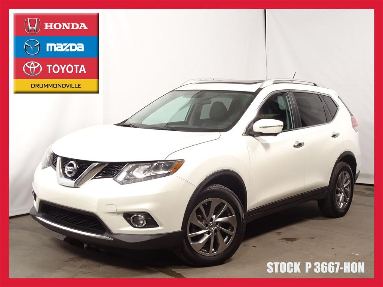Used 2015 Nissan Rogue Sl+awd+cuir+navigati for sale in Drummondville, QC