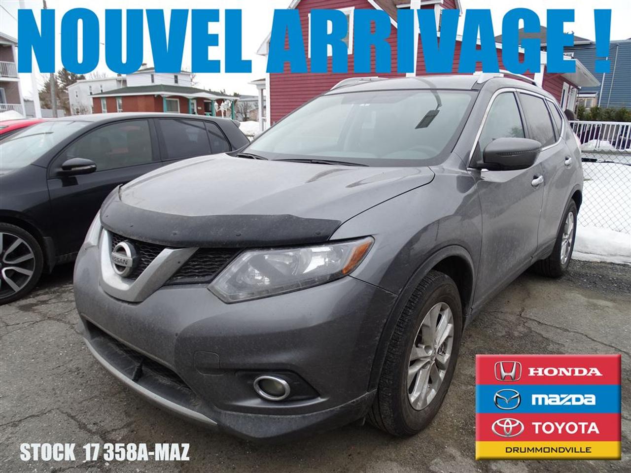 <a href=https://www.toyotadrummondville.com/occasion/Nissan-Rogue-2016.html>https://www.toyotadrummondville.com/occasion/Nissan-Rogue-2016.html</a>

** JAMAIS ACCIDENTÉ ** GARANTIE MOTOPROPULSEUR 03/05/2021 OU 100 000 KM ** Mazda Drummondville à le plus grand inventaire de Mazda au Centre-du-Québec. Avec nos prix agressifs, nous couvrons plusieurs villes tel que Sherbrooke, Victoriaville, Trois-Rivières, Sorel-Tracy, Magog, Acton Vale, Saint-Hyacinthe, Granby et même la Rive-Sud de Montréal! Nous avons une vaste gamme de véhicules, sous-compacte, compacte, intermédiaire, familiale, convertible, VUS, AWD, 4X4, FWD, propulsion, camions? Et de toutes les marques, Honda, Toyota, Hyundai, Kia, Chrysler, Dodge, Ram, Ford, Mercedes-Benz, Audi, Acura, Subaru, Suzuki, BMW, Buick, Cadillac, Chevrolet, Fiat, Jeep, Lexus, Mini Cooper, Mitsubishi, Nissan, Volkswagen, Volvo et Suzuki.   Nous offrons plusieurs modes de financement, conventionnel, 2ième et 3ième chance, redressement de crédit, faillite et Accord D. À noter ; la TPS, la TVQ et les frais du concessionnaire allant jusquà 299$ ne sont pas inclus automatiquement dans le prix affiché du véhicule. Les prix et paiements mensuels ne sont que des estimations et peuvent varier selon les taux dintérêt en considération de votre crédit. Le prix est établi avec un financement à taux régulier, rabais au financement. Pour plus dinformations, appelez-nous au numéro sans frais : 1-844-592-3027.