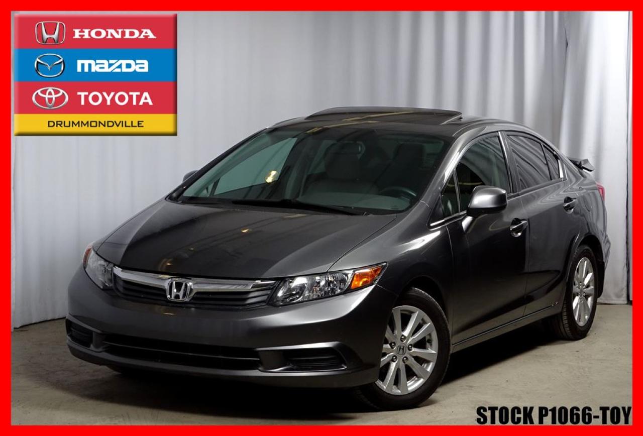 Used 2012 Honda Civic Ex-L / Nav / Cuir for sale in Drummondville, QC