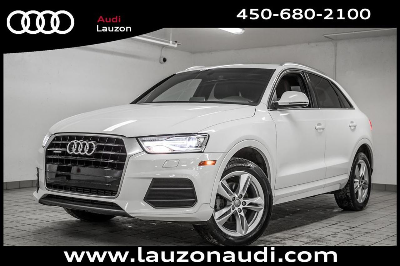 <a href=https://www.autoaubaine.com/Audi-Q3-c6982008.html>https://www.autoaubaine.com/Audi-Q3-c6982008.html</a>

SYSTEME DE NAVIGATION, ACCES SANS CLE, 18, CUIR, TOIT OUVRANT PANORAMIQUE, XENON   ***MAINTENANT OUVERT LE SAMEDI*** Avec plus de 100 voitures, VUS, 4x4 et camions inspectés et certifiés en inventaire, Audi Lauzon Certifié vous offre le plus grand choix de véhicule doccasion Audi sur la Rive-Nord et dans les Laurentides. Nous sommes situés Laval, à seulement 10 minutes de Montréal. Tous nos véhicules doccasions sont minutieusement inspectés et réparés avec soin par nos techniciens certifiés et un rapport CarProof vous est remis sur demande lors de lachat. *** FINANCEMENT À PARTIR DE 0.9% ***. *** LE MEILLEUR PRIX POUR VOTRE ÉCHANGE *** Notre équipe professionnelle et certifiée saura vous offrir une expérience dachat personnalisée pour lachat de votre prochain véhicule doccasion. Contactez-nous aussi afin de vous informer sur nos promotions en cours.   8, CUIR, TOIT OUVRANT PANORAMIQUE, XENON   ***MAINTENANT OUVERT LE SAMEDI*** Avec plus de 100 voitures, VUS, 4x4 et camions inspectés et certifiés en inventaire, Audi Lauzon Certifié vous offre le plus grand choix de véhicule doccasion Audi sur la Rive-Nord et dans les Laurentides. Nous sommes situés Laval, à seulement 10 minutes de Montréal. Tous nos véhicules doccasions sont minutieusement inspectés et réparés avec soin par nos techniciens certifiés et un rapport CarProof vous est remis sur demande lors de lachat. *** FINANCEMENT À PARTIR DE 0.9% ***. *** LE MEILLEUR PRIX POUR VOTRE ÉCHANGE *** Notre équipe professionnelle et certifiée saura vous offrir une expérience dachat personnalisée pour lachat de votre prochain véhicule doccasion. Contactez-nous aussi afin de vous informer sur nos promotions en cours.   23-04-2018/80000km,PROLONGATION DE GARANTIE *AUDI CERTIFIÉ* DE 2 ANS ET POSSIBILITÉ DE 160000KM ET FINANCEMENT A PARTIR DE 0.9% DISPONIBLE