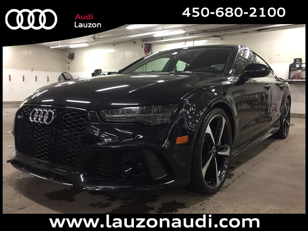 <a href=https://www.autoaubaine.com/Audi-RS 7-c7014474.html>https://www.autoaubaine.com/Audi-RS 7-c7014474.html</a>

RS7 540 HP  Carbon Optics Styling Package, 21 wheels w/ performance tires, Driver Assistance Package  PDSF : 120,495.00  Mileage : 14,000km    Pour plus dinformations, veuillez contacter Nicolas Lussier 450-688-1120