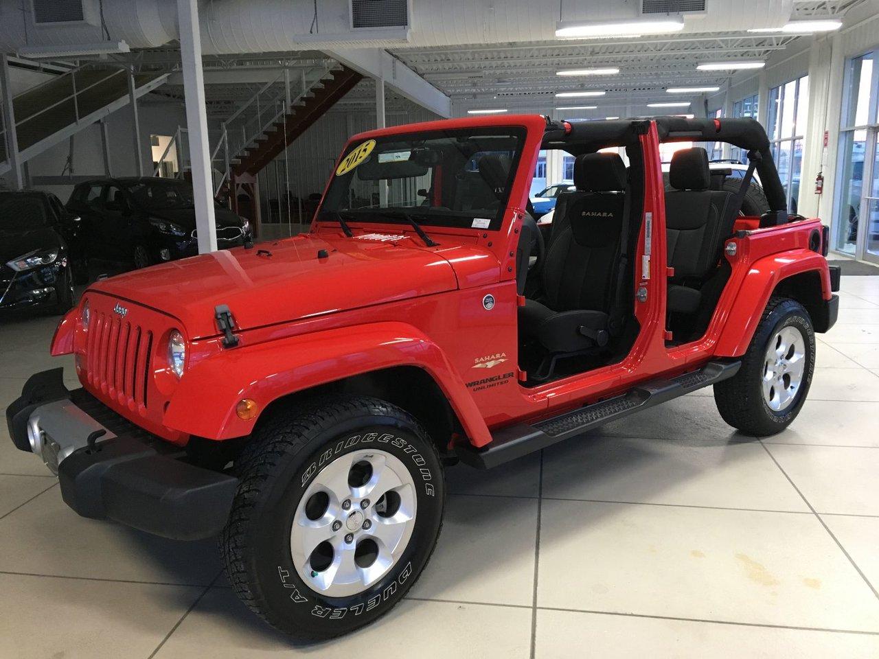 Used 2015 Jeep Wrangler Sahara Vrai 4x4 for sale in Rouyn-Noranda, QC