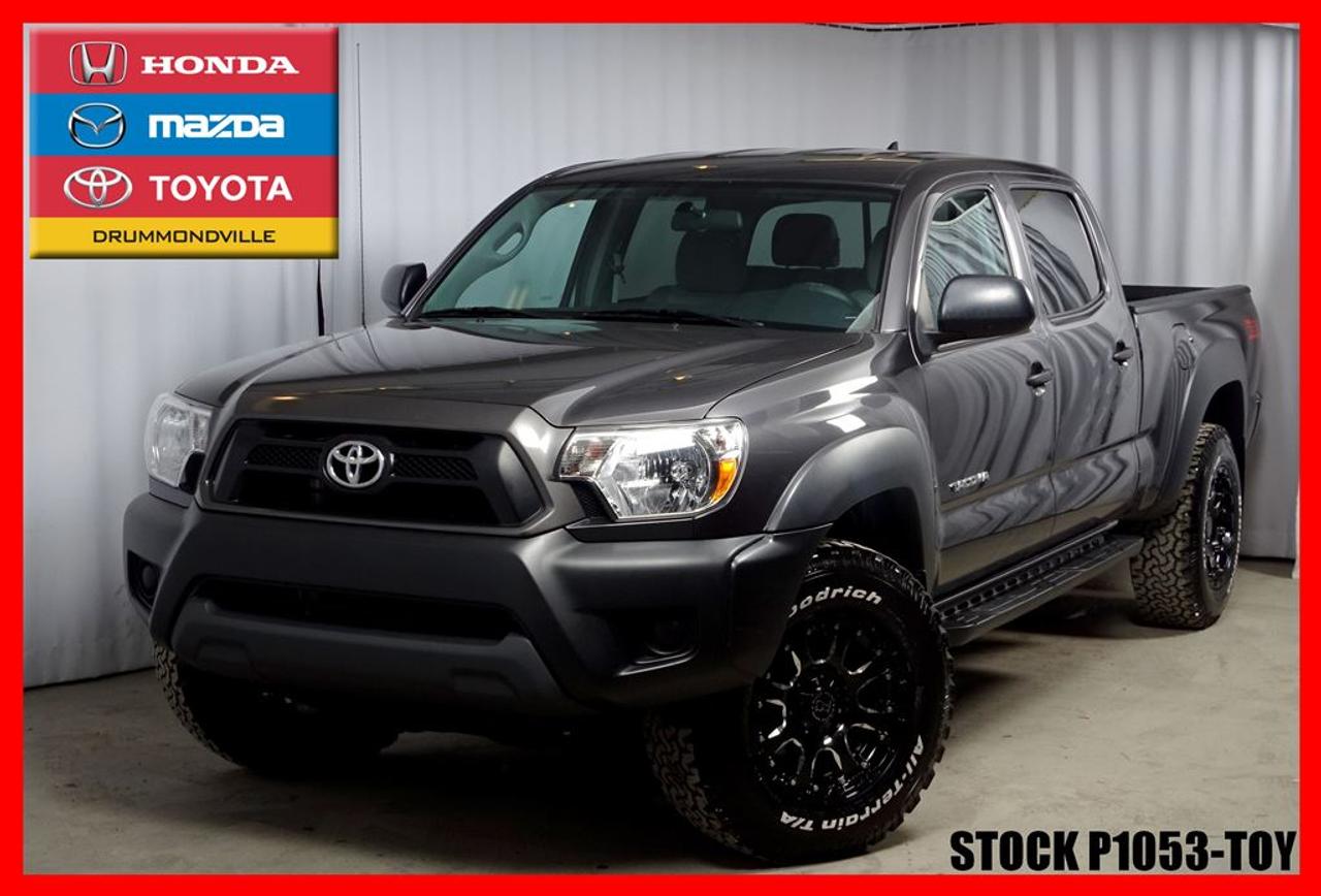 <a href=https://www.toyotadrummondville.com/occasion/Toyota-Tacoma-2015.html>https://www.toyotadrummondville.com/occasion/Toyota-Tacoma-2015.html</a>

Bluetooth, Mags 17 pouces, commandes au volant, port usb, ecran tactile, vitre electriques, air climatisé et bien plus encore !! (BASE SR5 TRD LIMITED OFF ROAD)      Le Tacoma sera comblé tous vos besoins si vous rechercher une camionnette économique et urbaine, grace a son moteur 6 Cylindres de 4.0 Litres qui vous amènera ou bon vous semble.      Venez profiter de la fiabilité Toyota au volant de la camionnette la plus rentable du marché.      --------------------------------------------------------------------------------------------------------------------------------      Tous nos véhicules sont minutieusement inspectés par nos techniciens certifiés et ils reçoivent un traitement esthétique des plus complet. Laissez à nos experts le soin de vous obtenir lapprobation de crédit qui correspondra à votre budget ! *RABAIS AU FINANCEMENT* (pour véhicule 2008 et plus).       De plus, obtenez un rapport Carproof et les informations relatives aux garanties de vote nouveau véhicule tout à fait gratuitement. Pour plus de détails, contactez un de nos représentants sans tarder ! Programmes de rétablissement de crédit disponibles. À noter ; la TPS, la TVQ et les frais du concessionnaire allant jusquà 299$ ne sont pas inclus automatiquement dans le prix affiché du véhicule. Les prix et paiements mensuels ne sont que des estimations et peuvent varier selon les taux dintérêts.       Visitez notre site complet au HTTPS://WWW.GROUPEMHT.COM/OCCASION/RECHERCHE.HTML pour plus de 250 véhicules doccasion disponible.