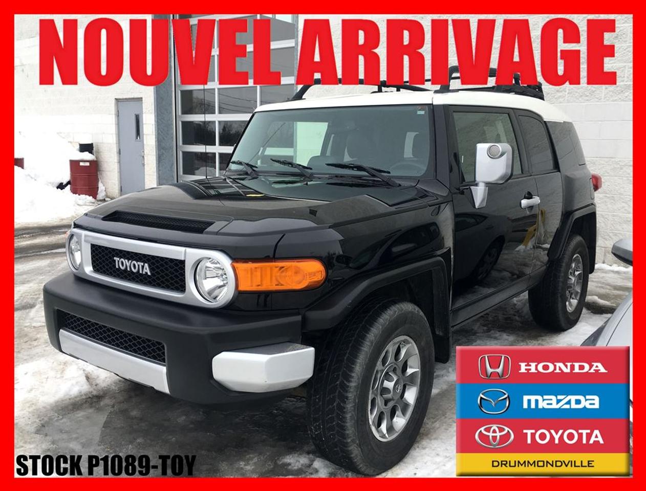 <a href=https://www.toyotadrummondville.com/occasion/Toyota-FJ_Cruiser-2013.html>https://www.toyotadrummondville.com/occasion/Toyota-FJ_Cruiser-2013.html</a>

--------------------------------------------------------------------------------------------------------------------------------      Tous nos véhicules sont minutieusement inspectés par nos techniciens certifiés et ils reçoivent un traitement esthétique des plus complet. Laissez à nos experts le soin de vous obtenir lapprobation de crédit qui correspondra à votre budget ! *RABAIS AU FINANCEMENT* (pour véhicule 2008 et plus).       De plus, obtenez un rapport Carproof et les informations relatives aux garanties de vote nouveau véhicule tout à fait gratuitement. Pour plus de détails, contactez un de nos représentants sans tarder ! Programmes de rétablissement de crédit disponibles. À noter ; la TPS, la TVQ et les frais du concessionnaire allant jusquà 299$ ne sont pas inclus automatiquement dans le prix affiché du véhicule. Les prix et paiements mensuels ne sont que des estimations et peuvent varier selon les taux dintérêts.       Visitez notre site complet au HTTPS://WWW.GROUPEMHT.COM/OCCASION/RECHERCHE.HTML pour plus de 250 véhicules doccasion disponible.