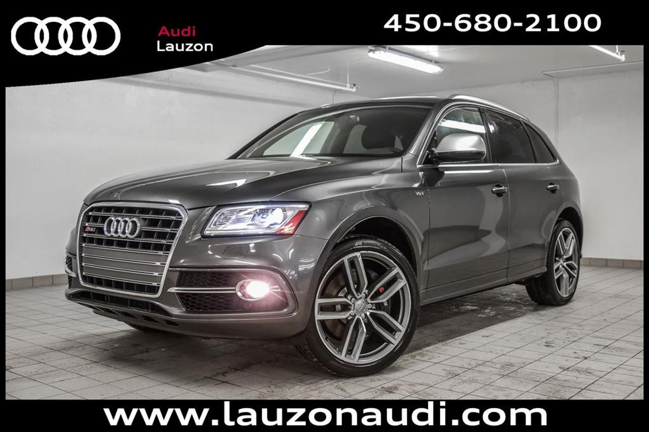 <a href=https://www.autoaubaine.com/Audi-SQ5-c6998372.html>https://www.autoaubaine.com/Audi-SQ5-c6998372.html</a>

21, TOIT OUVRANT PANORAMIQUE, NAVIGATION, CAMERA, BLUETOOTH, ANGLE MORT, ***MAINTENANT OUVERT LE SAMEDI*** Avec plus de 100 voitures, VUS, 4x4 et camions inspectés et certifiés en inventaire, Audi Lauzon Certifié vous offre le plus grand choix de véhicule doccasion Audi sur la Rive-Nord et dans les Laurentides. Nous sommes situés Laval, à seulement 10 minutes de Montréal. Tous nos véhicules doccasions sont minutieusement inspectés et réparés avec soin par nos techniciens certifiés et un rapport CarProof vous est remis sur demande lors de lachat. *** FINANCEMENT À PARTIR DE 0.9% ***. *** LE MEILLEUR PRIX POUR VOTRE ÉCHANGE *** Notre équipe professionnelle et certifiée saura vous offrir une expérience dachat personnalisée pour lachat de votre prochain véhicule doccasion. Contactez-nous aussi afin de vous informer sur nos promotions en cours.   15-06-2019/80000km,PROLONGATION DE GARANTIE *AUDI CERTIFIÉ* DE 2 ANS ET POSSIBILITÉ DE 160000KM ET FINANCEMENT A PARTIR DE 0.9% DISPONIBLE