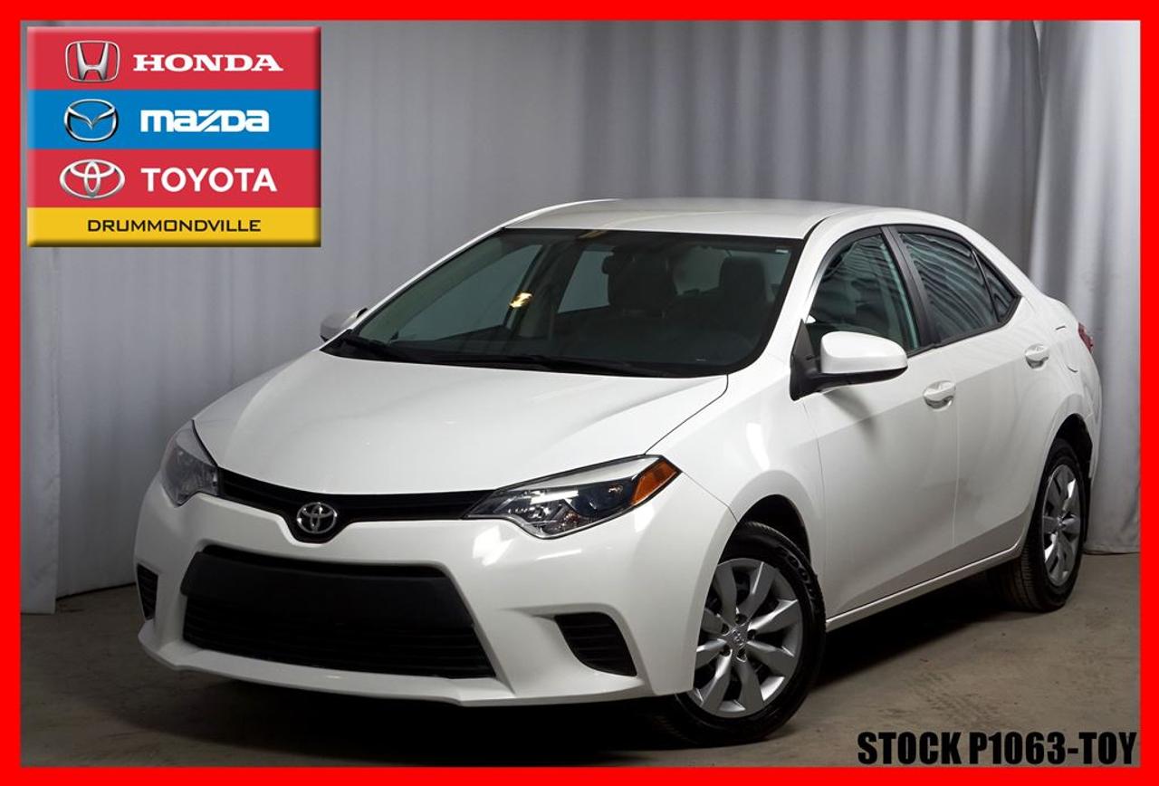 <a href=https://www.toyotadrummondville.com/occasion/Toyota-Corolla-2014.html>https://www.toyotadrummondville.com/occasion/Toyota-Corolla-2014.html</a>

Bluetooth, Commandes au volant, écran tactile, Cruise contrôle, vitres électriques, air clim, camera de recul, et bien plus encore !! (CE LE S SE XSE IM)      La Toyota Corolla est sans ambiguïté lun des véhicules les plus fiables de sa génération, son confort, sa tenue de route, et son économie dessence avec une consommation moyen de 6.1l/ 100km lui confère tous les atouts que vous pouvez rêver dune auto.        Venez lessayer des aujourdhui !!  --------------------------------------------------------------------------------------------------------------------------------  Tous nos véhicules sont minutieusement inspectés par nos techniciens certifiés et ils reçoivent un traitement esthétique des plus complet. Laissez à nos experts le soin de vous obtenir lapprobation de crédit qui correspondra à votre budget ! *RABAIS AU FINANCEMENT* (pour véhicule 2008 et plus).   De plus, obtenez un rapport Carproof et les informations relatives aux garanties de vote nouveau véhicule tout à fait gratuitement. Pour plus de détails, contactez un de nos représentants sans tarder ! Programmes de rétablissement de crédit disponibles. À noter ; la TPS, la TVQ et les frais du concessionnaire allant jusquà 299$ ne sont pas inclus automatiquement dans le prix affiché du véhicule. Les prix et paiements mensuels ne sont que des estimations et peuvent varier selon les taux dintérêts.   Visitez notre site complet au HTTPS://WWW.GROUPEMHT.COM/OCCASION/RECHERCHE.HTML pour plus de 250 véhicules doccasion disponible.