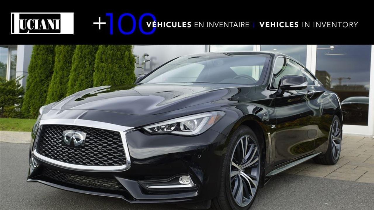 <a href=https://www.lucianiinfiniti.ca/occasion/Infiniti-Q60-2017.html>https://www.lucianiinfiniti.ca/occasion/Infiniti-Q60-2017.html</a>

400$/ 2 semaines sur 84 mois , 0$ comptant, GARANTIE COMPLETE de 6 ans /160 000km INCLUSE !!!  Repris dun Client de la Maison, Toujours Entretenue Ici Chez Luciani Infiniti, 1 Seul Propriétaire, Non Fumeur, JAMAIS ACCIDENTÉ !!!  Bought Back From a Home Customer, Always Maintained Here at Luciani Infiniti, Only 1 Owner, Non Smoker, ACCIDENT FREE !!!  Système de Navigation, Caméra 360, Système de Son Bose, Avertisseur de Collision Avant et Arrière, Avertisseur dAngle Mort, Bluetooth Audio, Mémoire Siège Conducteur, Toit Ouvrant et BEAUCOUP PLUS!!!  Navigation System, 360 Camera, Bose Sound System, Front and Back Parking Sensors, Blind Spot Sensors, Audio Bluetooth, Driver Memory Seats, Sun Roof and MUCH MORE !!!