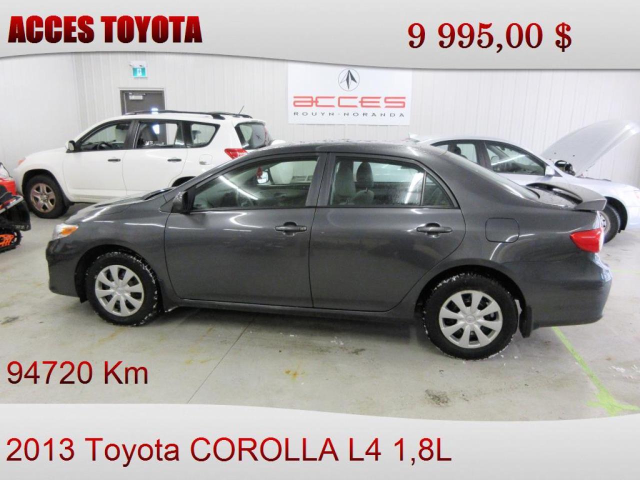 Used 2013 Toyota Corolla  for sale in Rouyn-Noranda, QC