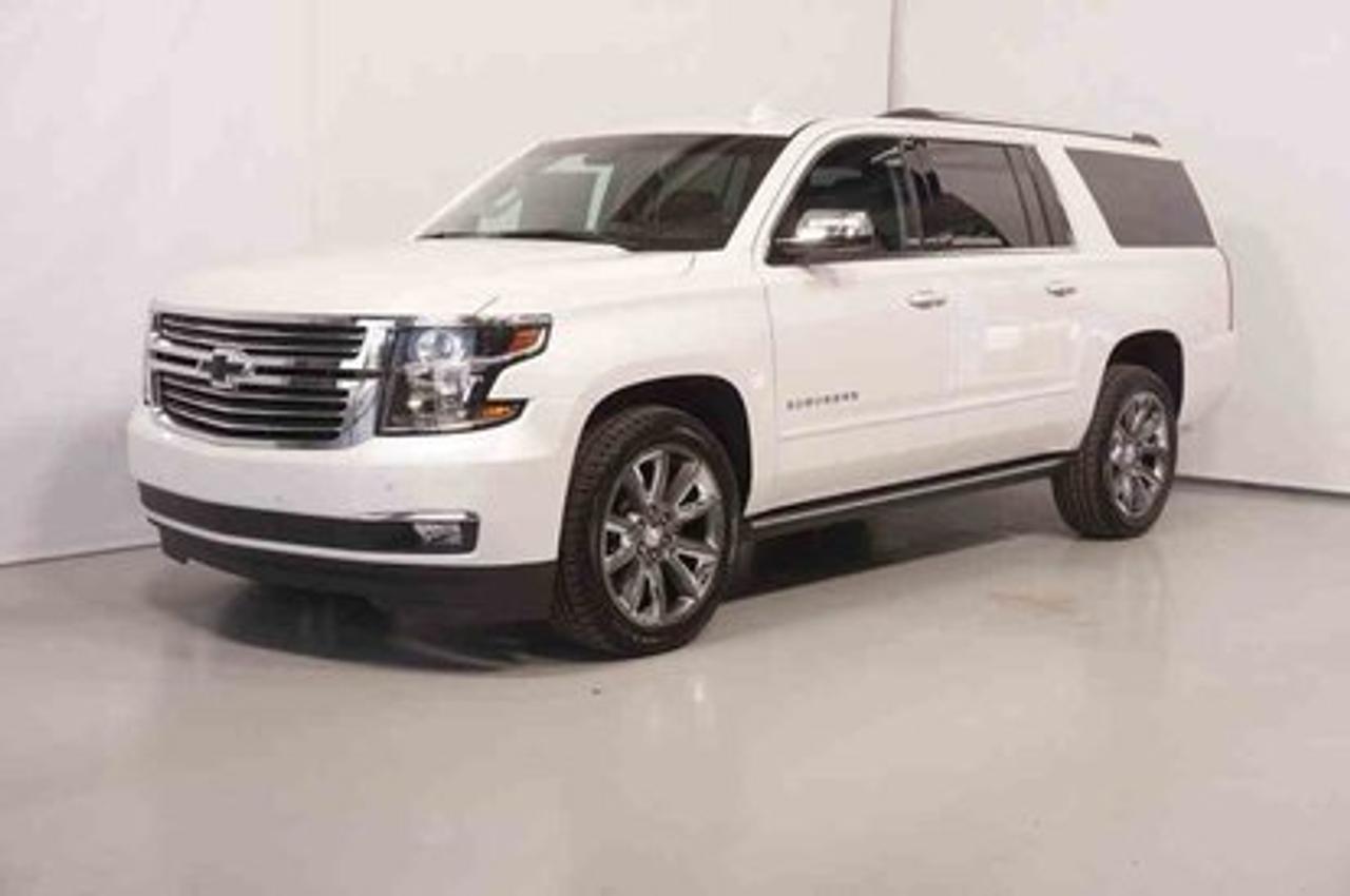 <a href=https://www.autoaubaine.com/Chevrolet-Suburban-c6907595.html>https://www.autoaubaine.com/Chevrolet-Suburban-c6907595.html</a>

Chevrolet Suburban Premier ** Rabais final 2017 **  2017Régulateur de vitesse, Essuie-glaces intermittents, Anti-démarreur, Freins ABS, Contrôle de stabilité, Coussin gonflable conducteur, Coussins gonflables latéraux, Démarreur à distance, Lecteur CD, Lecteur MP3, Lampes de lecture arrière, Siège mémoire, Volant ajustable, Marchepieds, Tapis protecteurs, Attelage remorque, Caméra de recul, Pédales ajustables, Rétroviseurs, Volant gainé de cuir, Rétroviseur électrique, Sièges arrières chauffants, Direction assistée, Sièges de troisième rangée, Rétroviseurs chauffants, Siège à réglage électrique, Coussins gonflables arrière pour la tête, Siège conducteur - soutien lombaire, Siège passager - soutien lombaire, Siège refroidissant, Démarrage sans clé, Freins à disque, Sièges chauffants - Avant, Antipatinage, Phares antibrouillards, Verrous de sécurité pour enfants, Système de surveillance de la pression des pneus, Sièges baquets, Technologie Bluetooth intégrée, Climatisation arrière, Roue de secours - Temporaire, Rétroviseur à atténuation automatique, Surveillance de langle mort, Climatisation, Volant chauffant