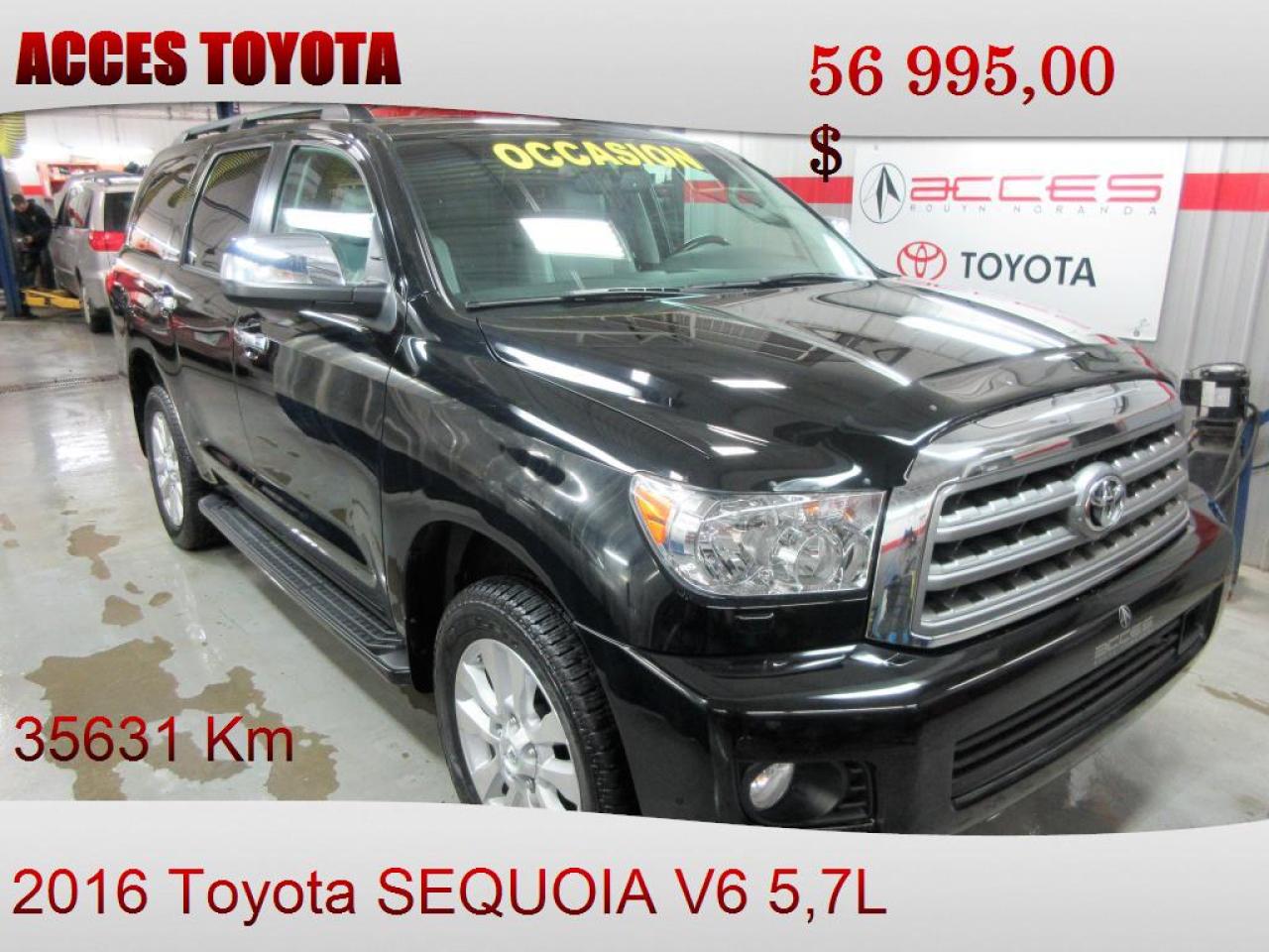 Used 2016 Toyota Sequoia  for sale in Rouyn-Noranda, QC
