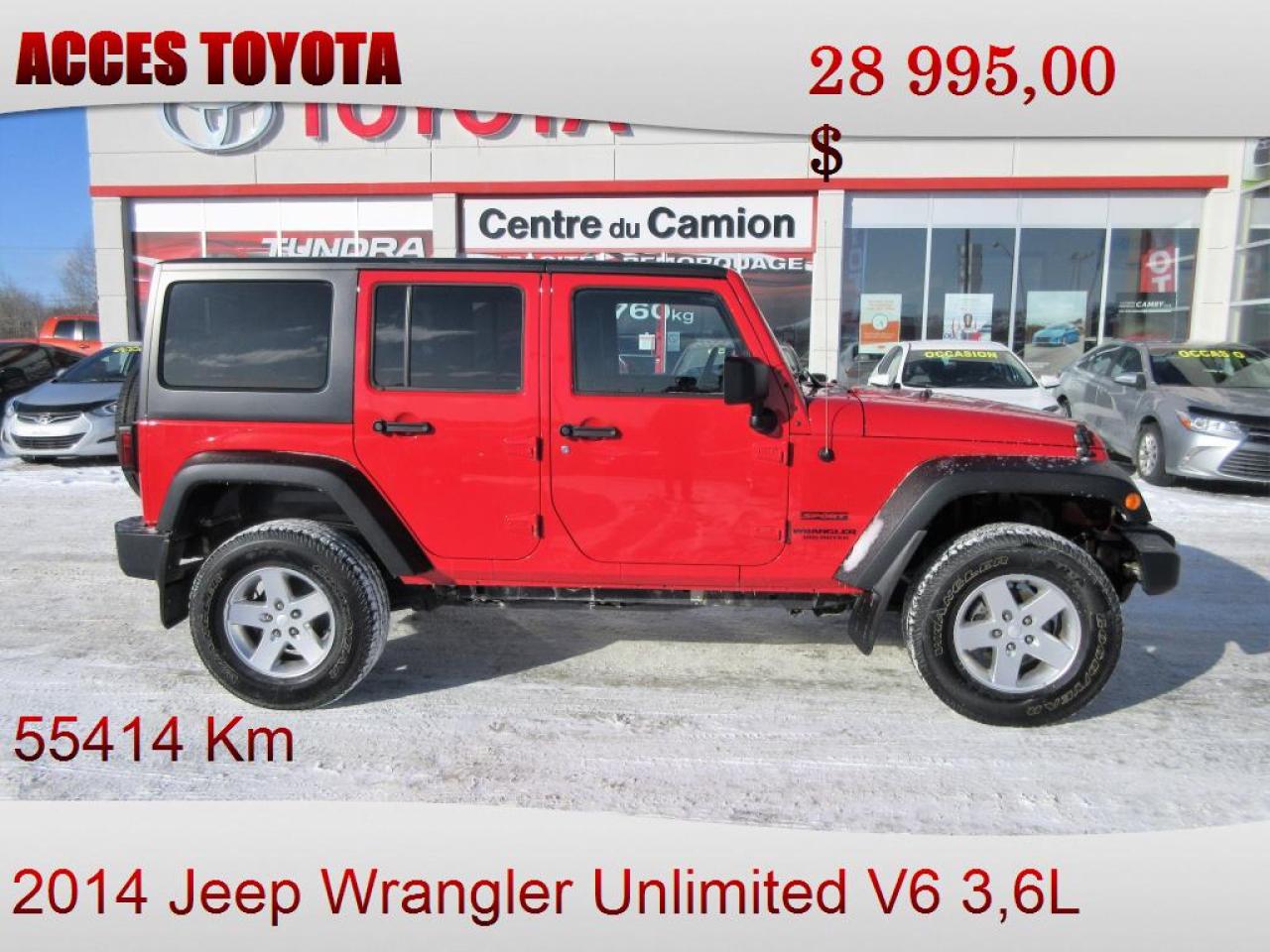 Used 2014 Jeep Wrangler  for sale in Rouyn-Noranda, QC